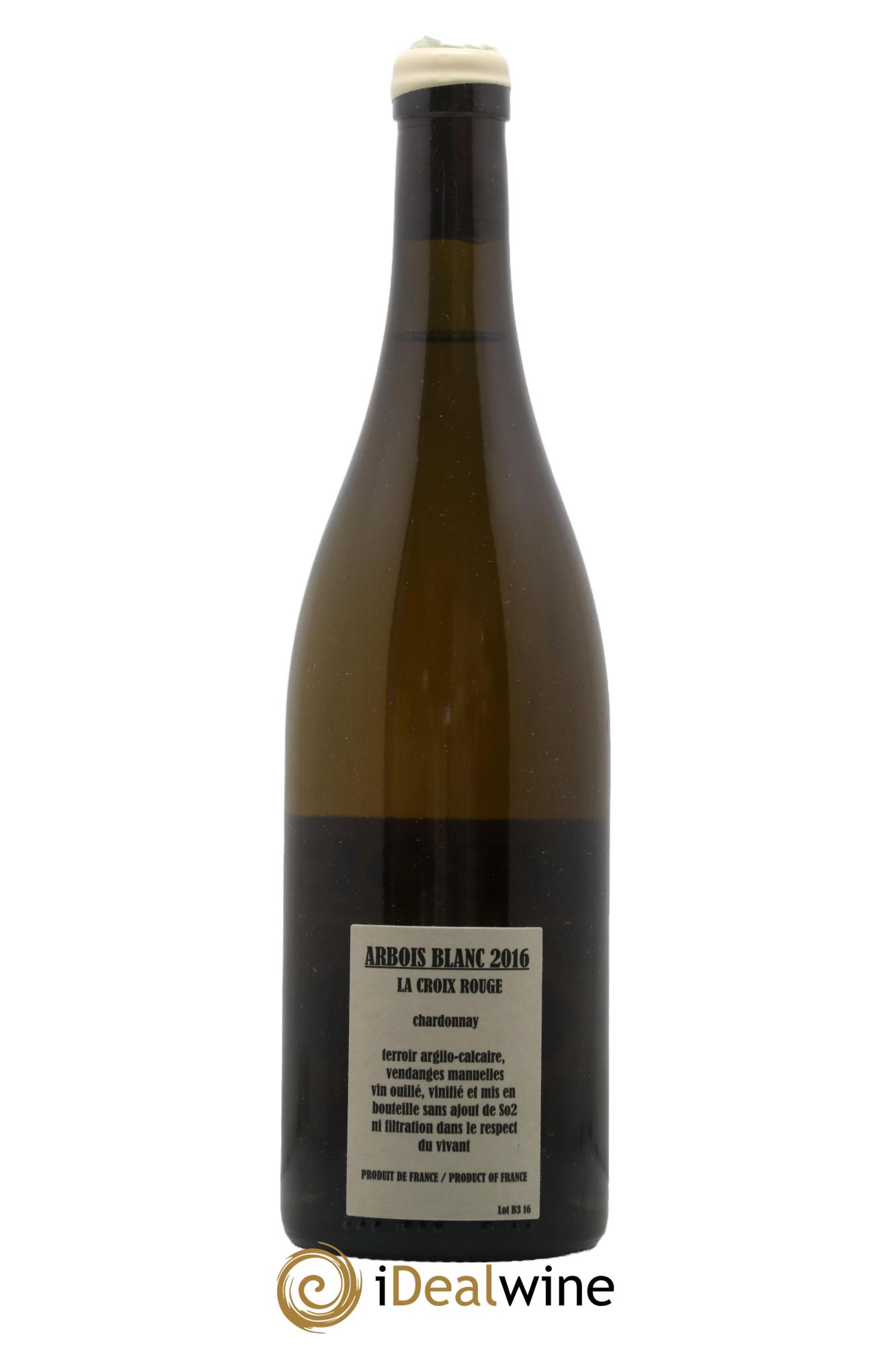 Arbois Chardonnay La Croix Rouge Adeline Houillon & Renaud Bruyère 2016 - Lot de 1 bouteille - 1