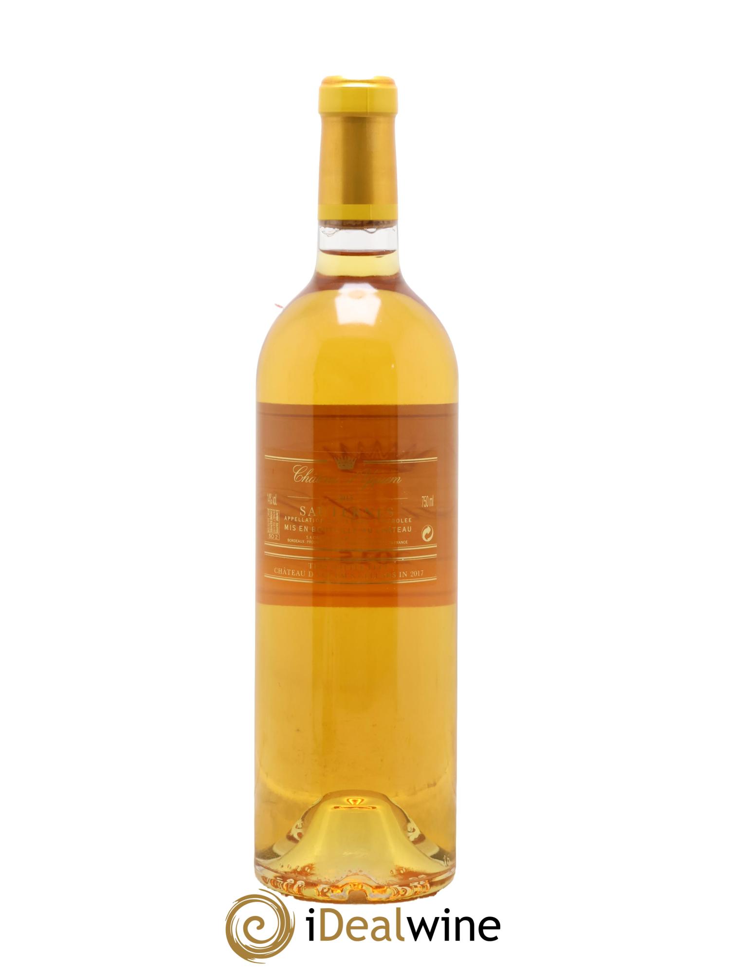 Château d' Yquem 1er Cru Classé Supérieur 2015 - Lot of 1 bottle - 1
