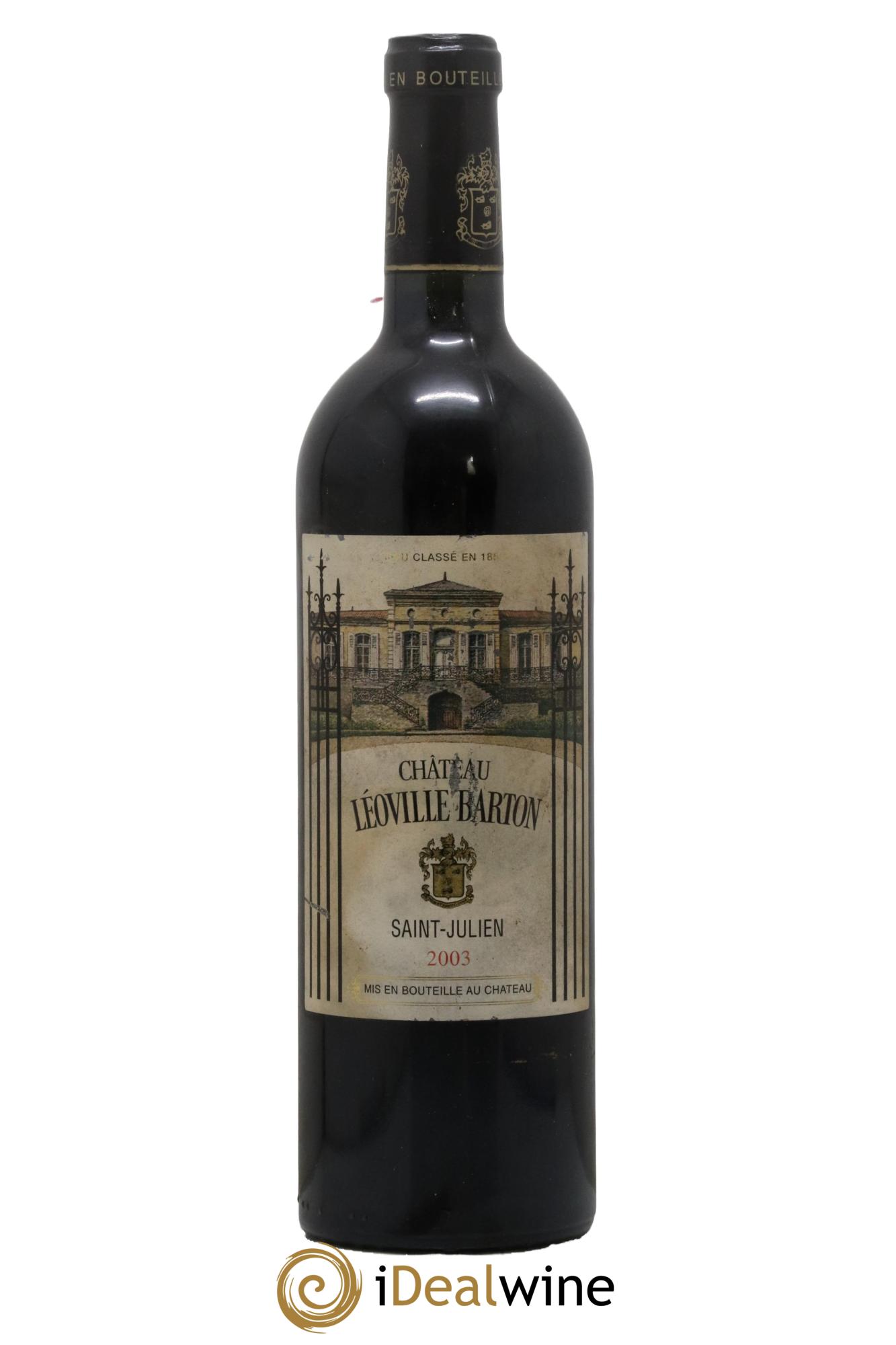 Château Léoville Barton 2ème Grand Cru Classé 2003 - Lotto di 1 bottiglia - 0