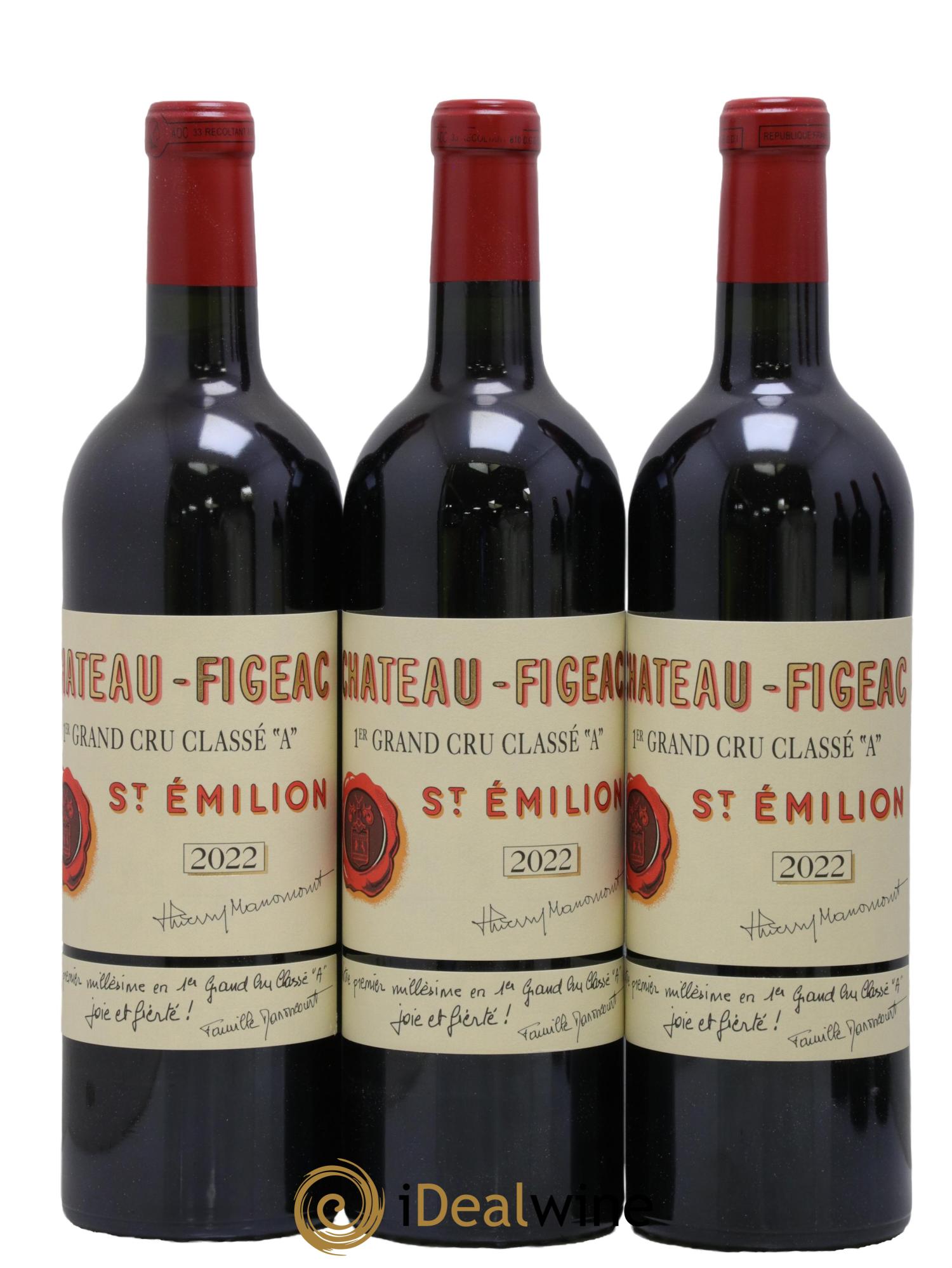 Château Figeac 1er Grand Cru Classé A 2022 - Lot de 6 bouteilles - 1