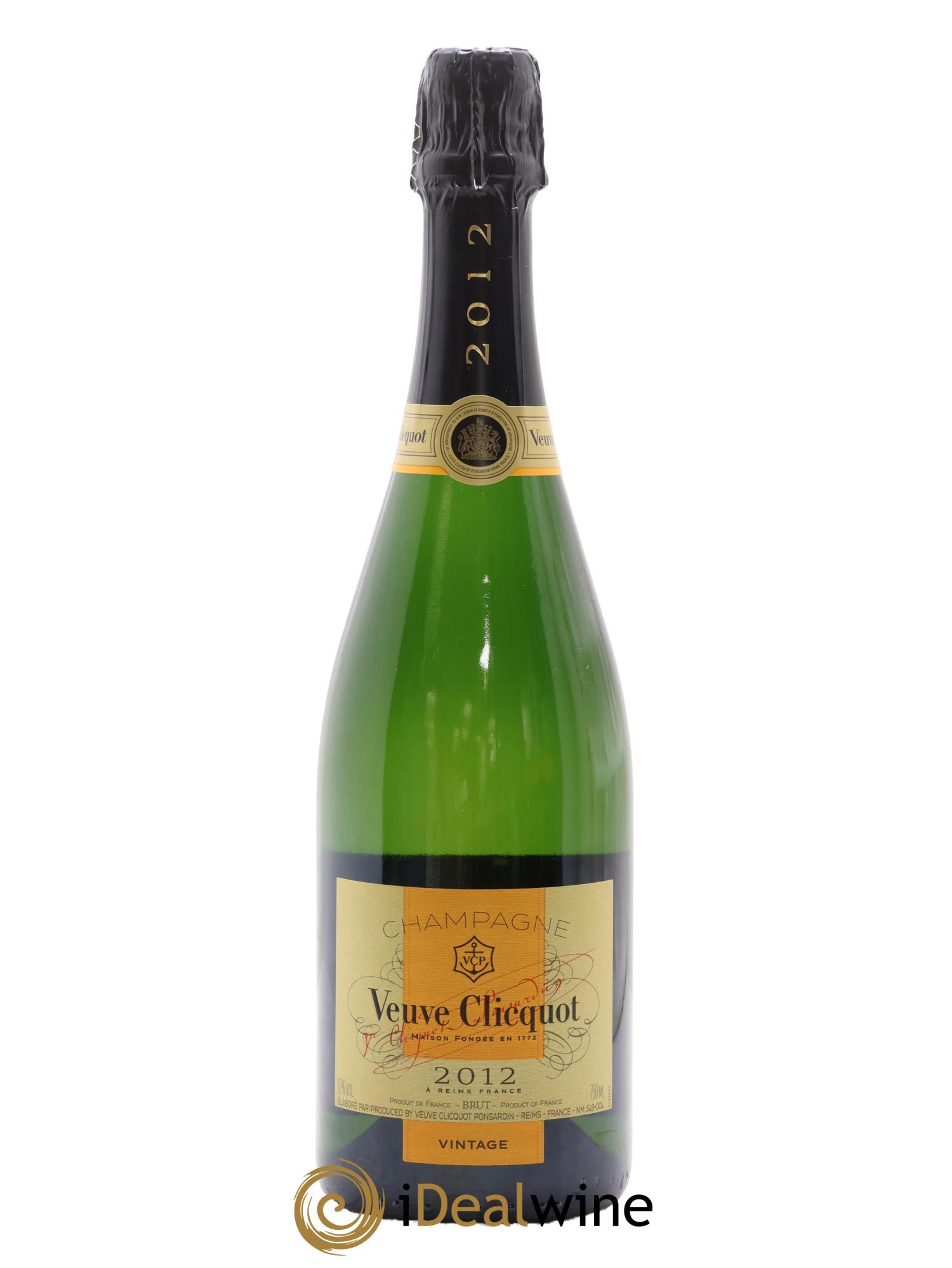 Brut Millésimé Veuve Clicquot 2012 - Lot of 1 bottle - 1