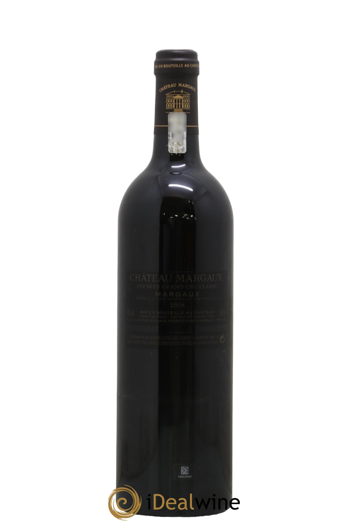 Château Margaux 1er Grand Cru Classé 2018 - Lot de 1 bouteille - 2
