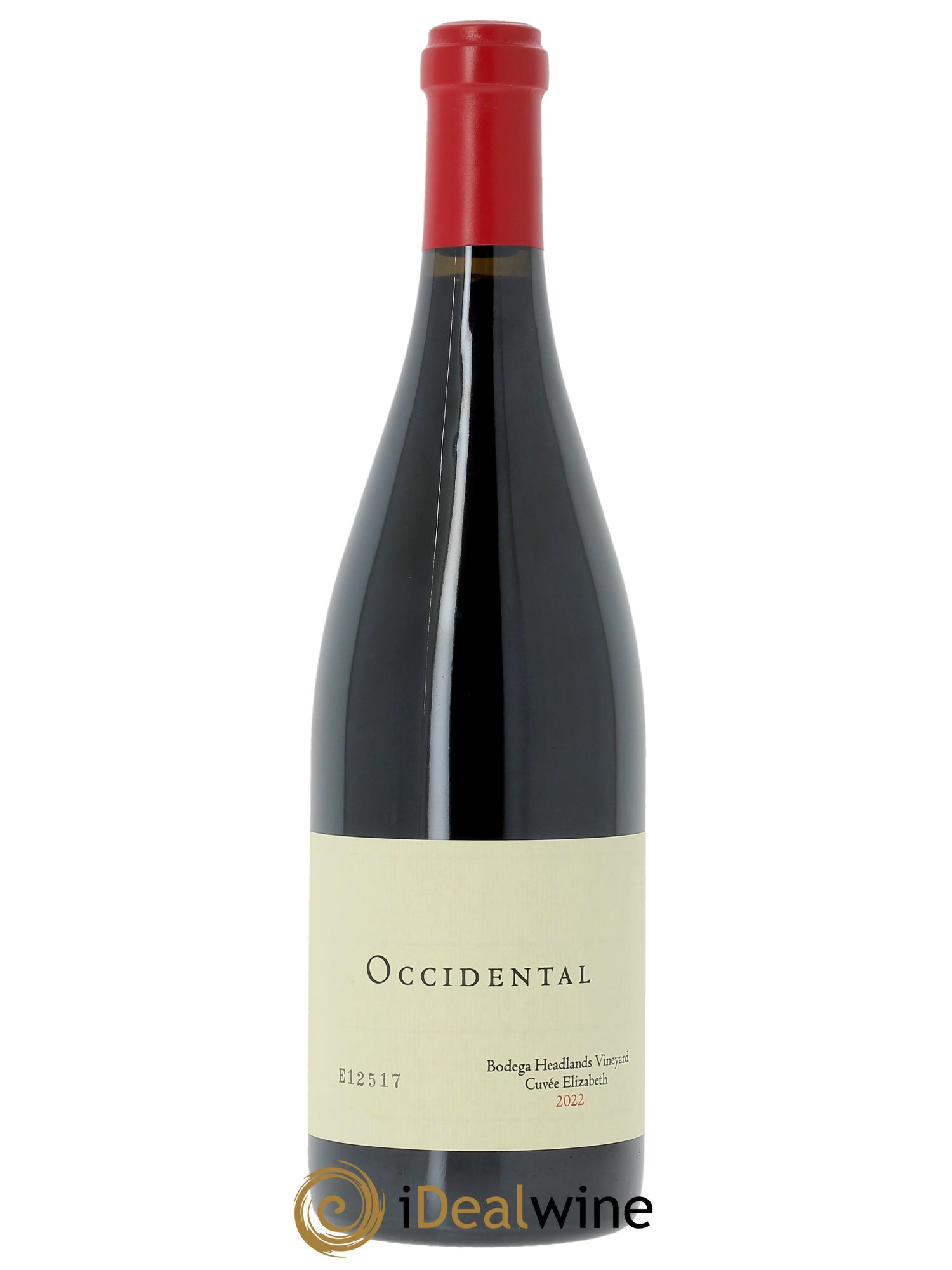 Sonoma Coast Occidental Bodega Headlands Cuvée Elizabeth   2022 - Lot de 1 bouteille - 0
