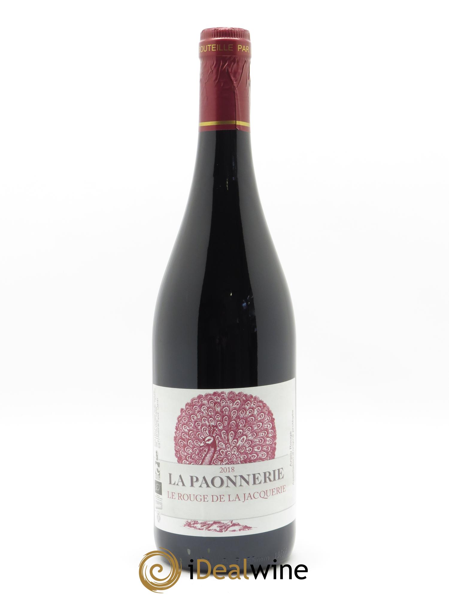 Anjou Le Rouge de la jacquerie La Paonnerie 2018 - Lot of 1 bottle - 0