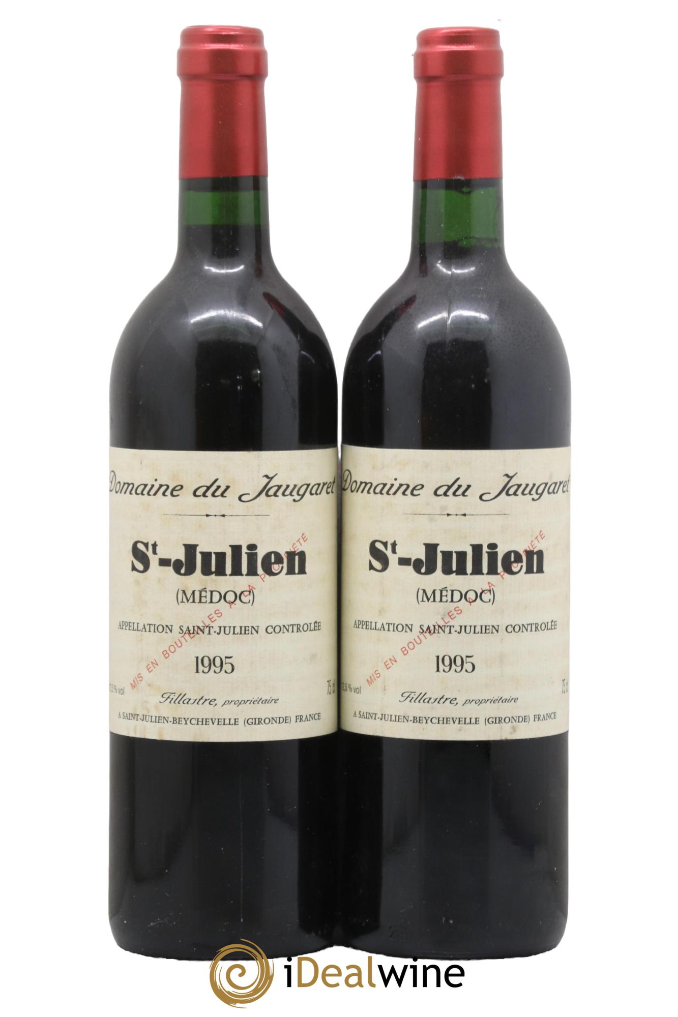 Domaine du Jaugaret 1995 - Lot of 2 bottles - 0