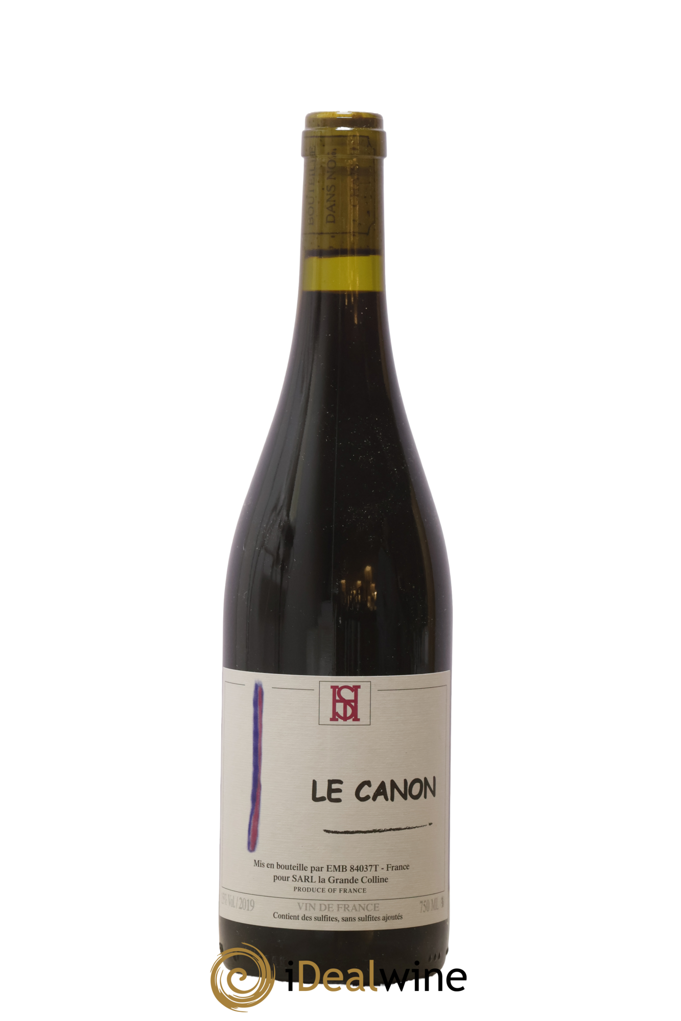 Vin de France Le Canon Hirotake Ooka - Domaine La Grande Colline 2019 - Lot de 1 bouteille - 0