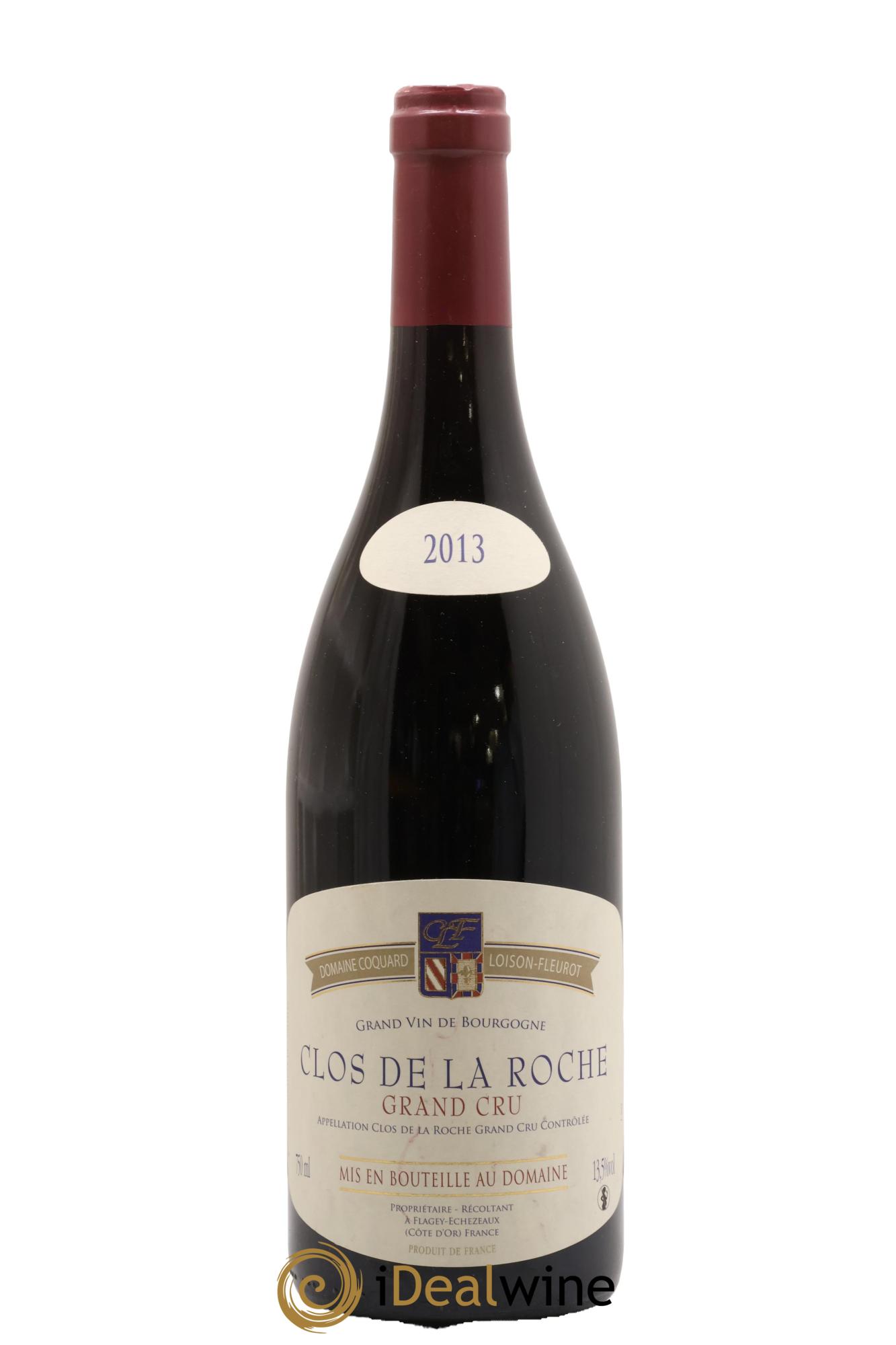 Clos de la Roche Grand Cru Coquard Loison-Fleurot 2013 - Lot de 1 bouteille - 0