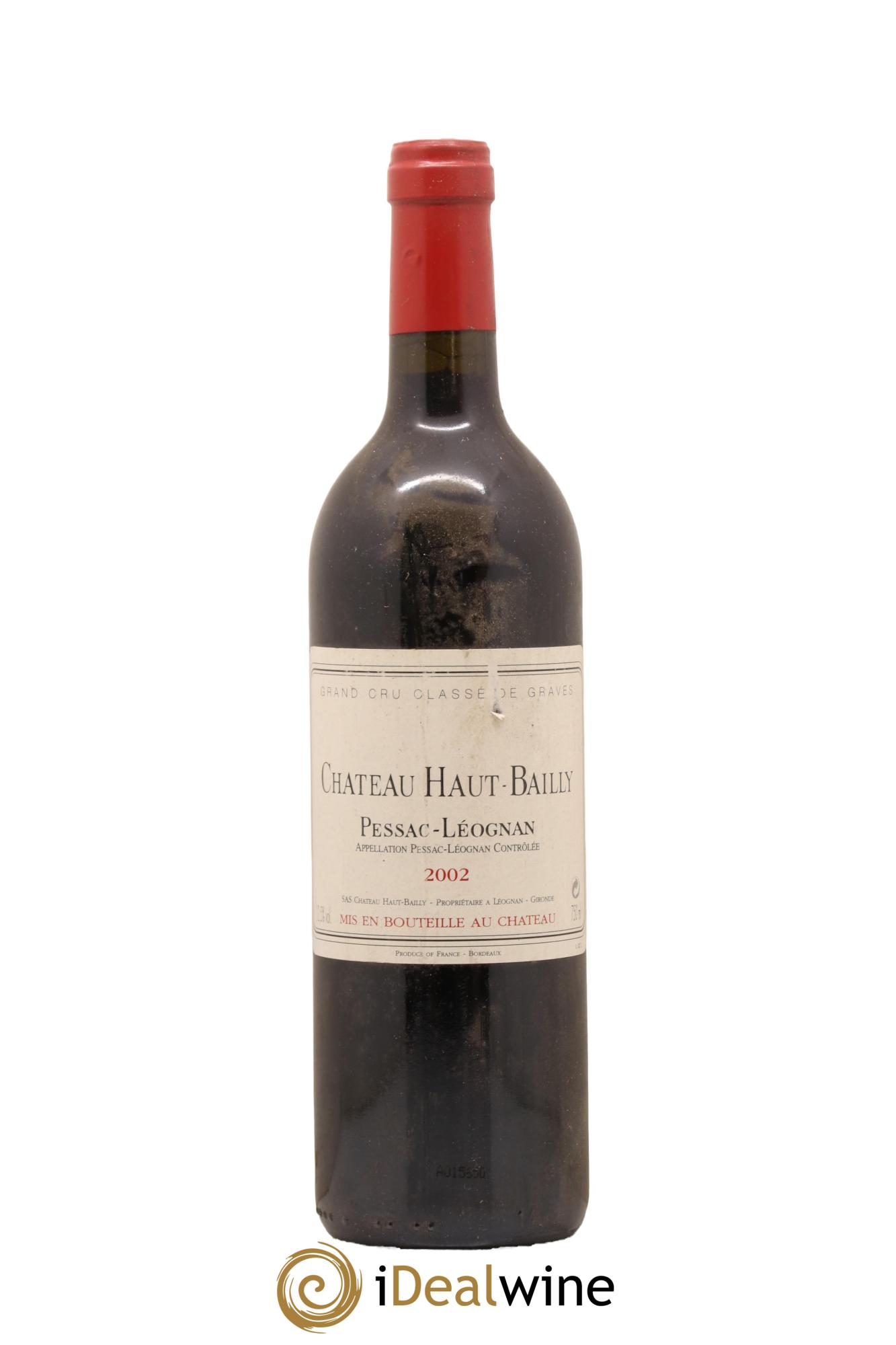 Château Haut-Bailly Cru Classé de Graves 2002 - Lot de 1 bouteille - 0