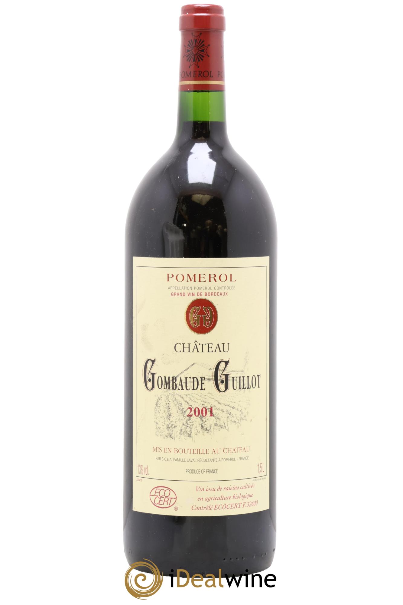 Château Gombaude Guillot 2001 - Lote de 1 Magnum - 0