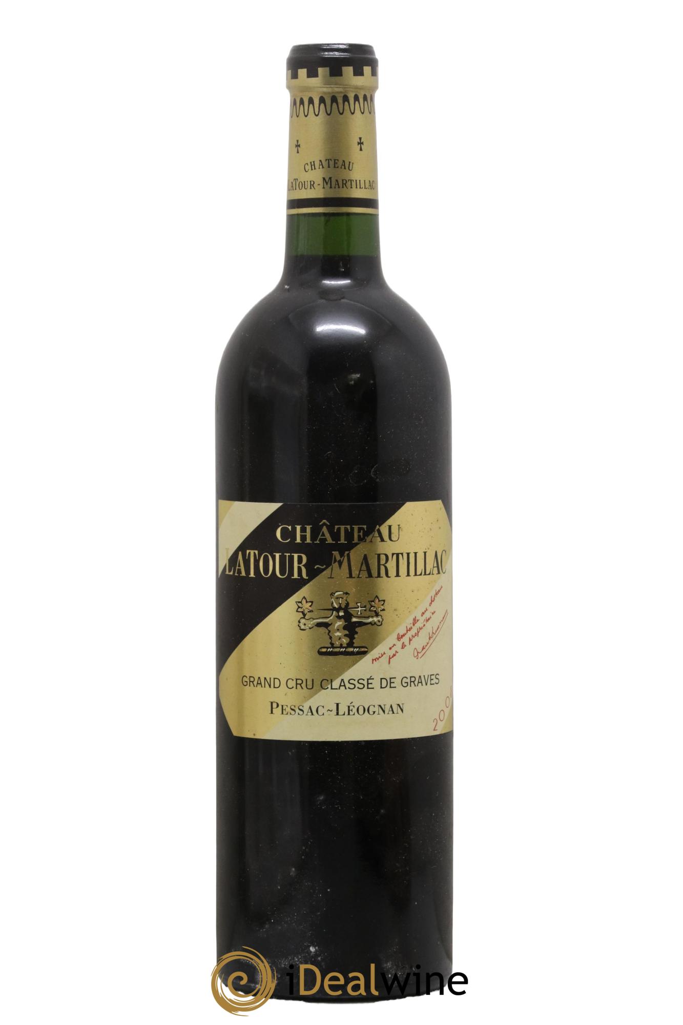 Château Latour-Martillac Cru Classé de Graves 2008 - Lot de 1 bouteille - 0