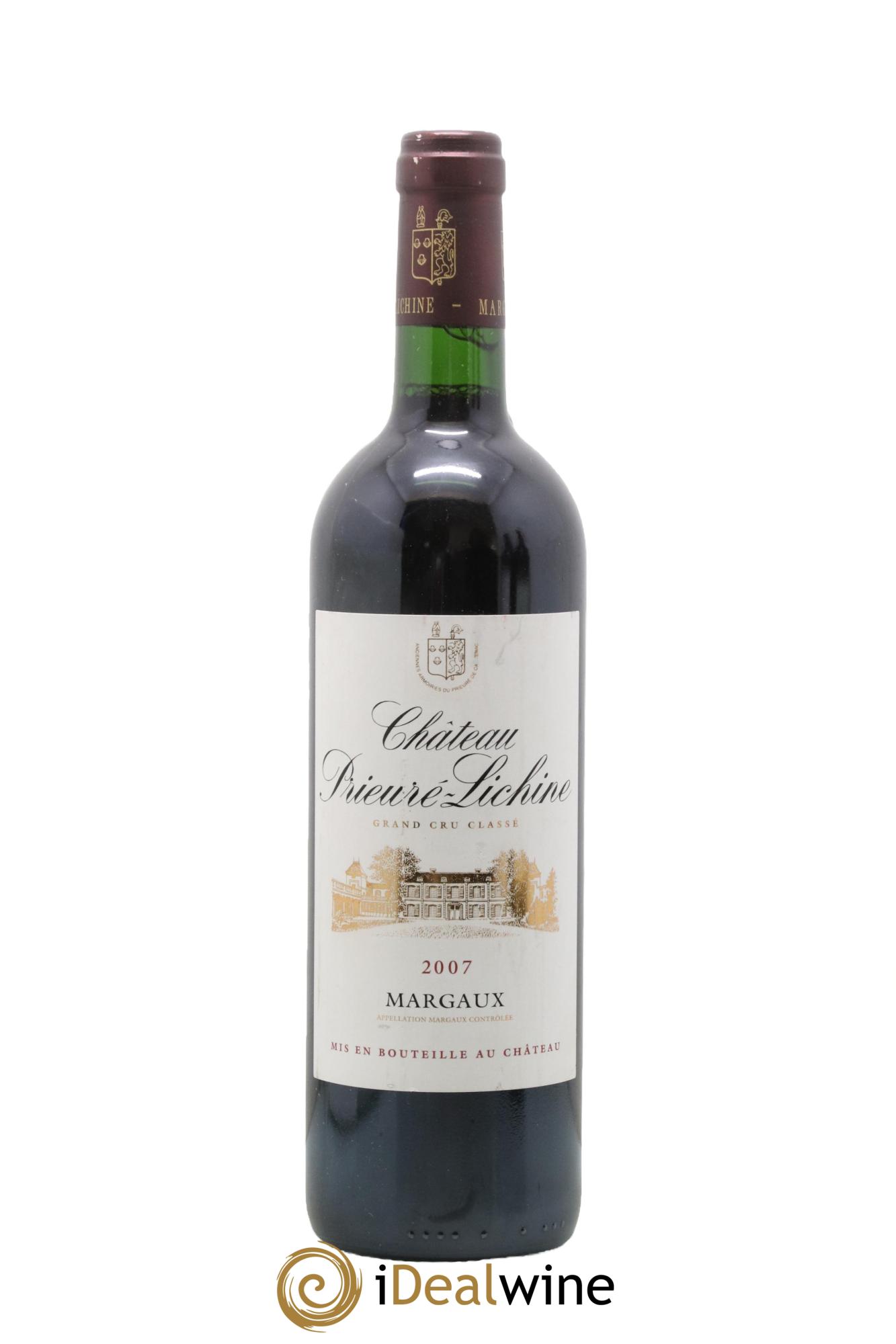 Château Prieuré Lichine 4ème Grand Cru Classé 2007 - Lot de 1 bouteille - 0