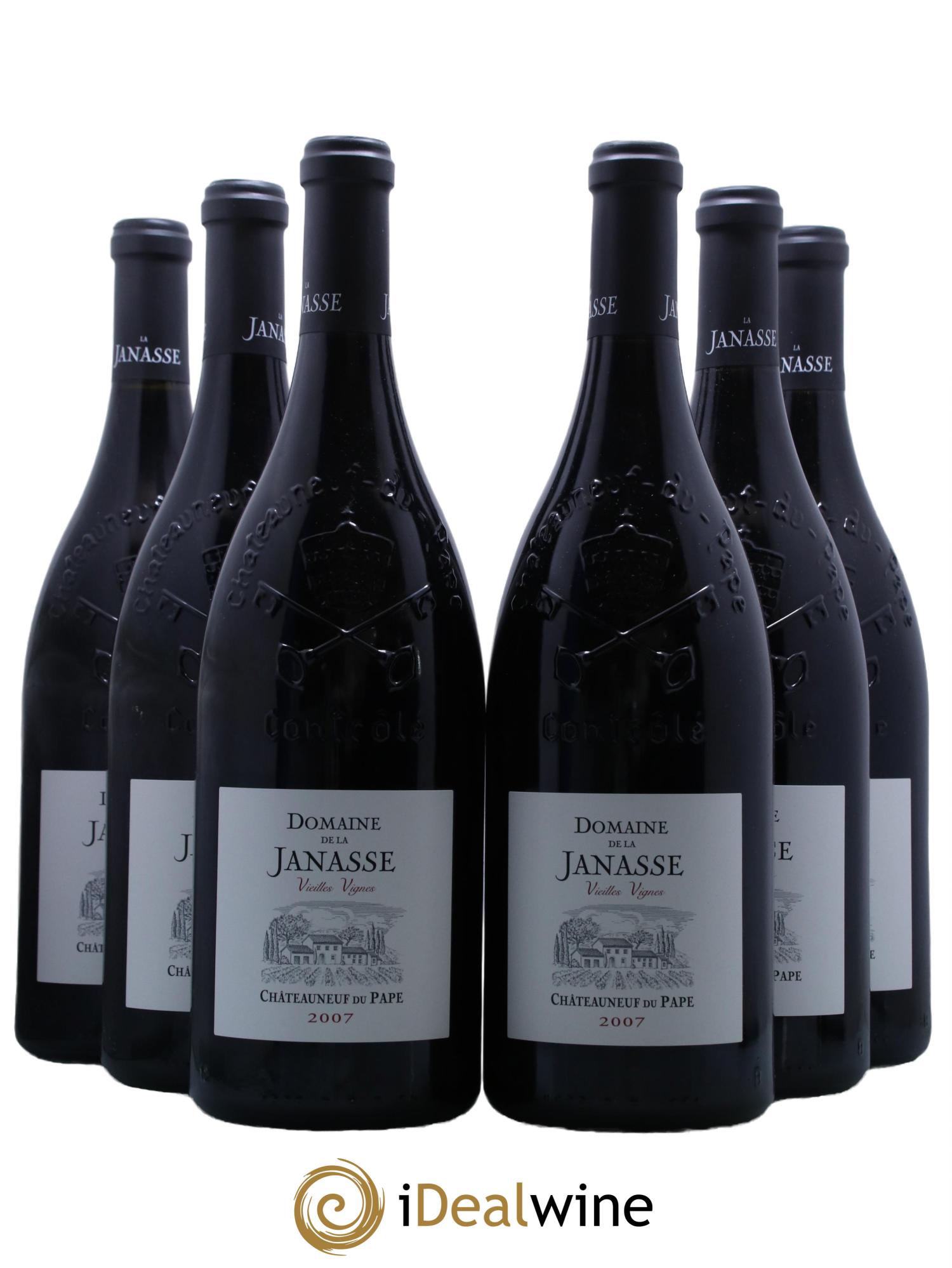Châteauneuf-du-Pape Cuvée Vieilles Vignes La Janasse (Domaine de) 2007 - Lot de 6 magnums - 0