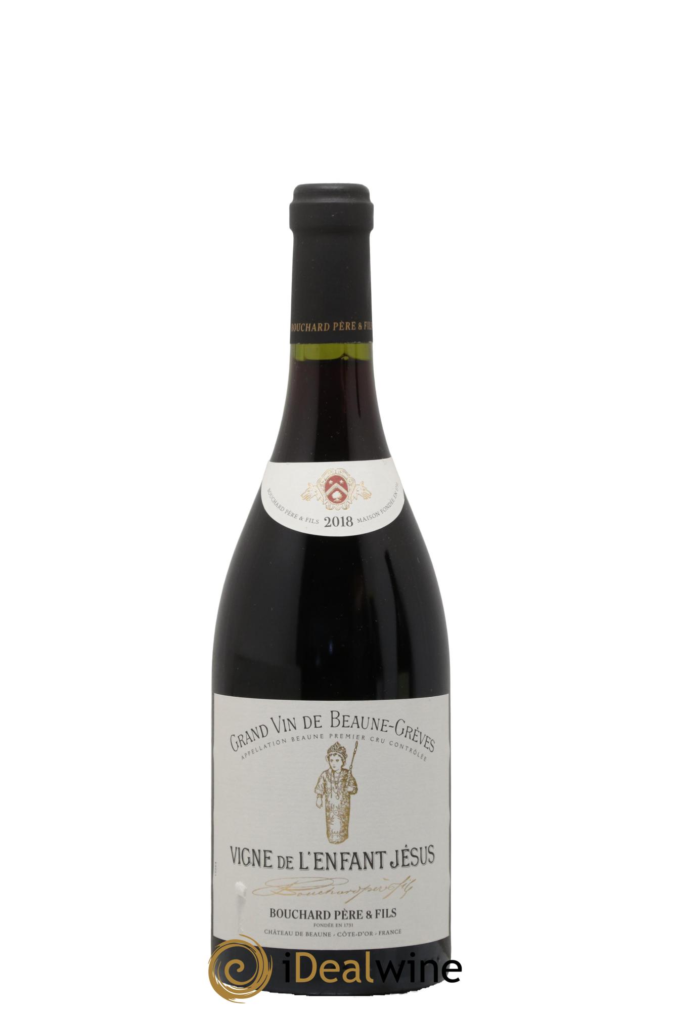 Beaune 1er Cru Grèves - Vigne de l'Enfant Jésus Bouchard Père & Fils 2018 - Lot de 1 bouteille - 0