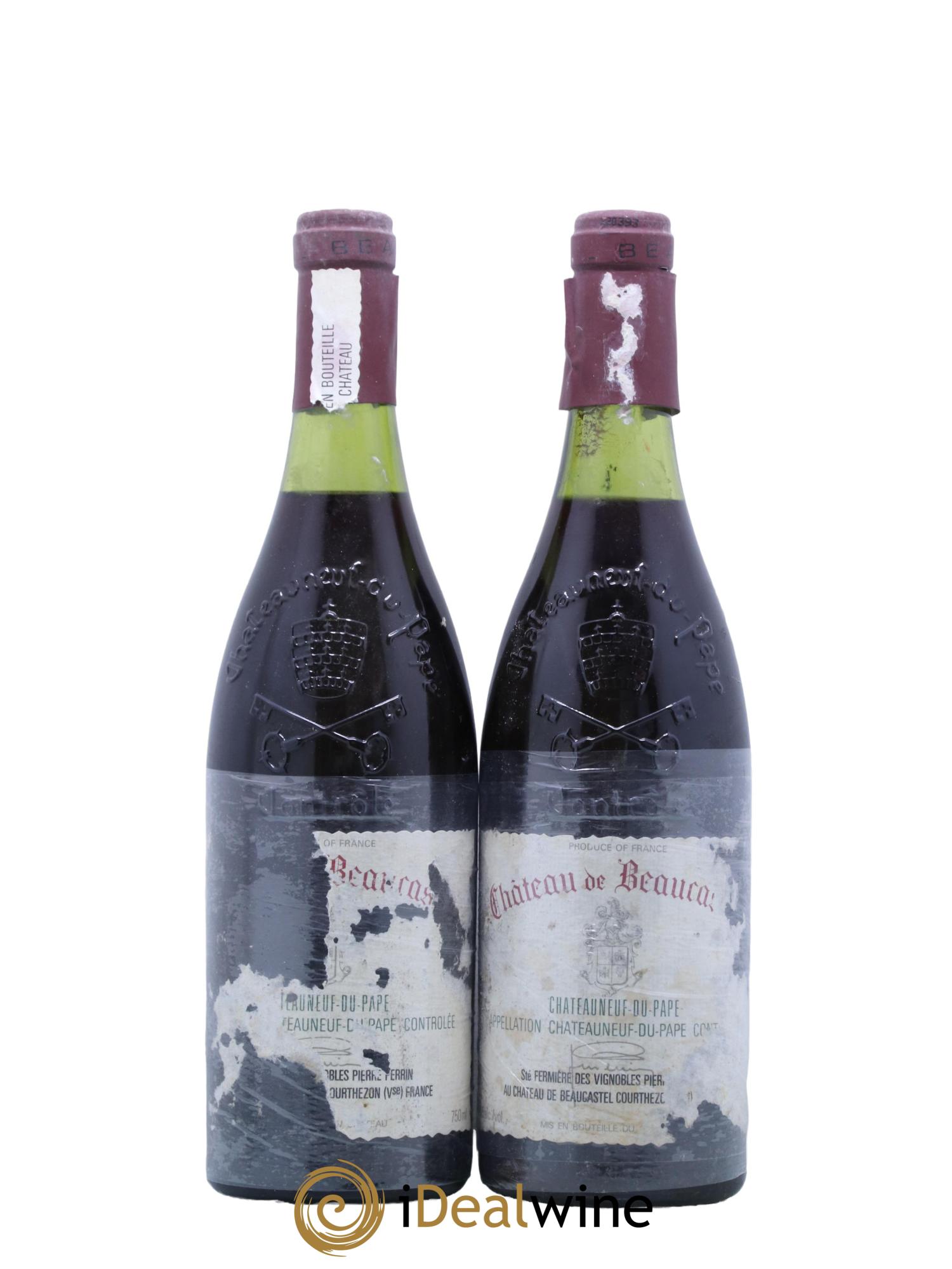 Châteauneuf-du-Pape Château de Beaucastel Famille Perrin 1990 - Lot de 2 bouteilles - 0