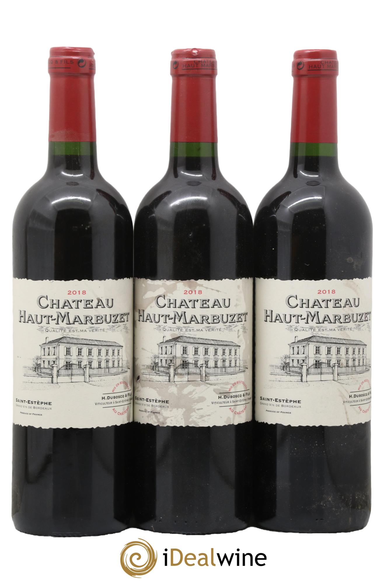 Château Haut Marbuzet 2018 - Posten von 3 Flaschen - 0