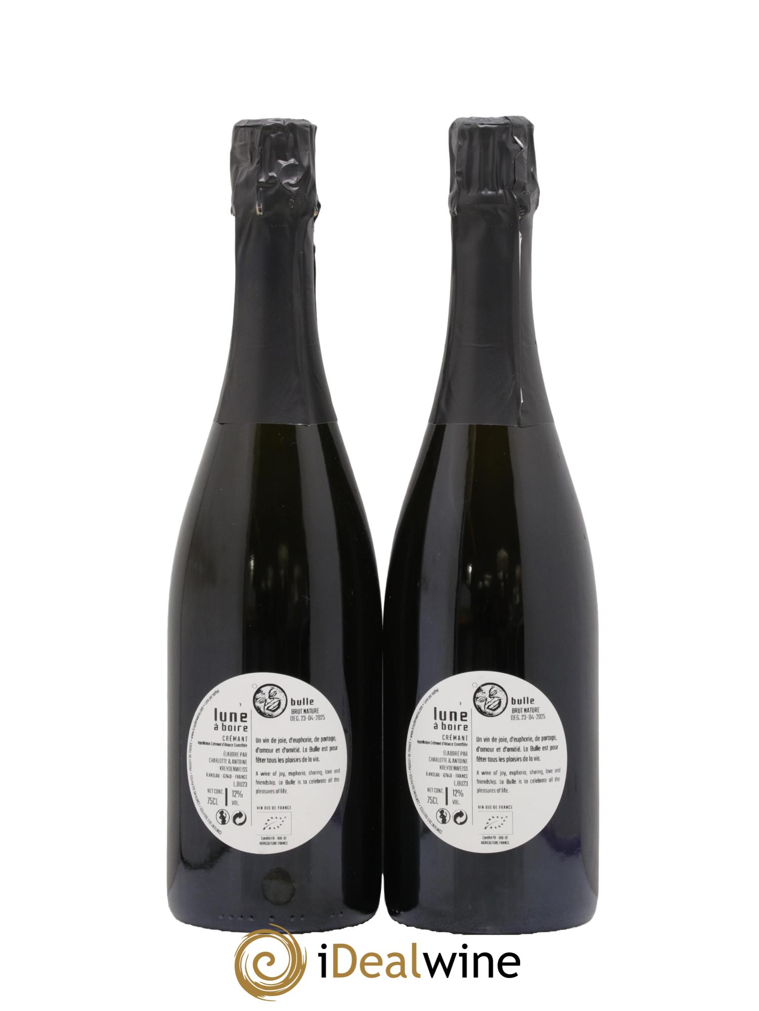 Crémant d'Alsace Lune à boire Marc Kreydenweiss - Lot of 2 bottles - 1