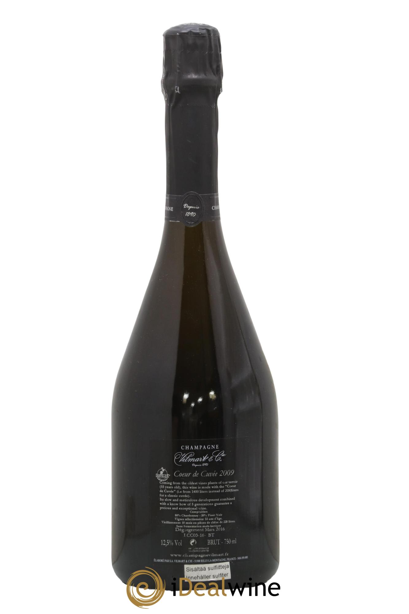 Coeur de Cuvée Vilmart & Co 2009 - Lot of 1 bottle - 1