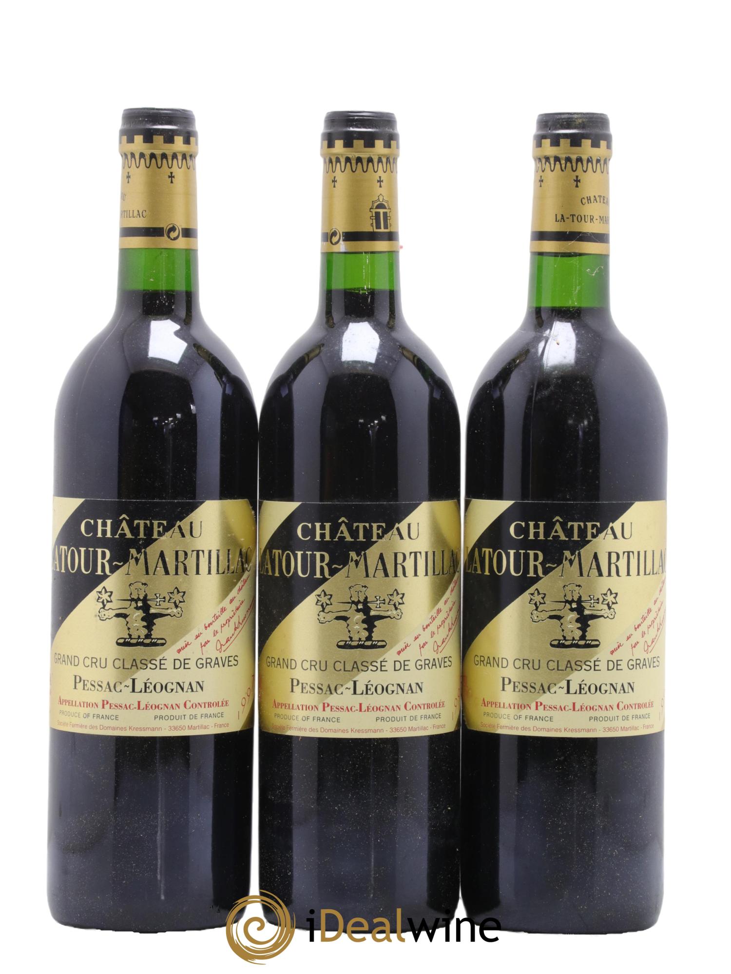 Château Latour-Martillac Cru Classé de Graves 1997 - Lot de 12 bouteilles - 2