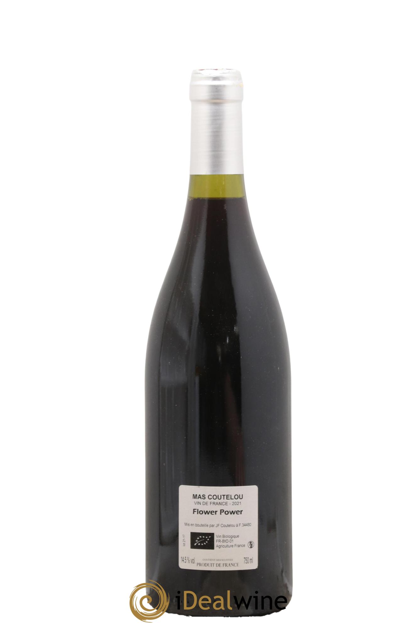 Vin de France Flower Power Mas Coutelou 2021 - Lot of 1 bottle - 1