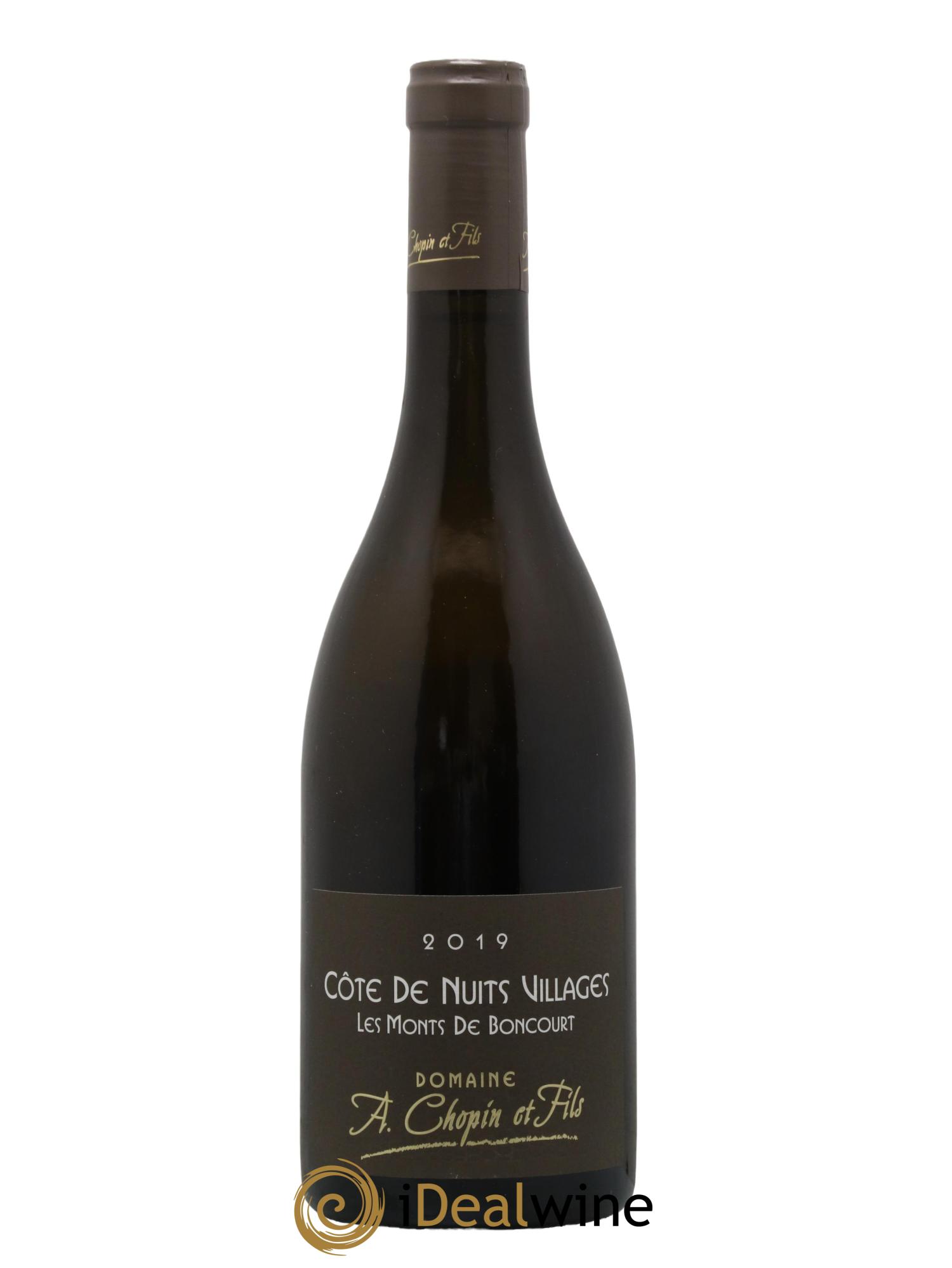 Bourgogne Cotes de Nuits Villages Monts de Boncourt Chopin et fils 2019 - Lot de 1 bouteille - 0