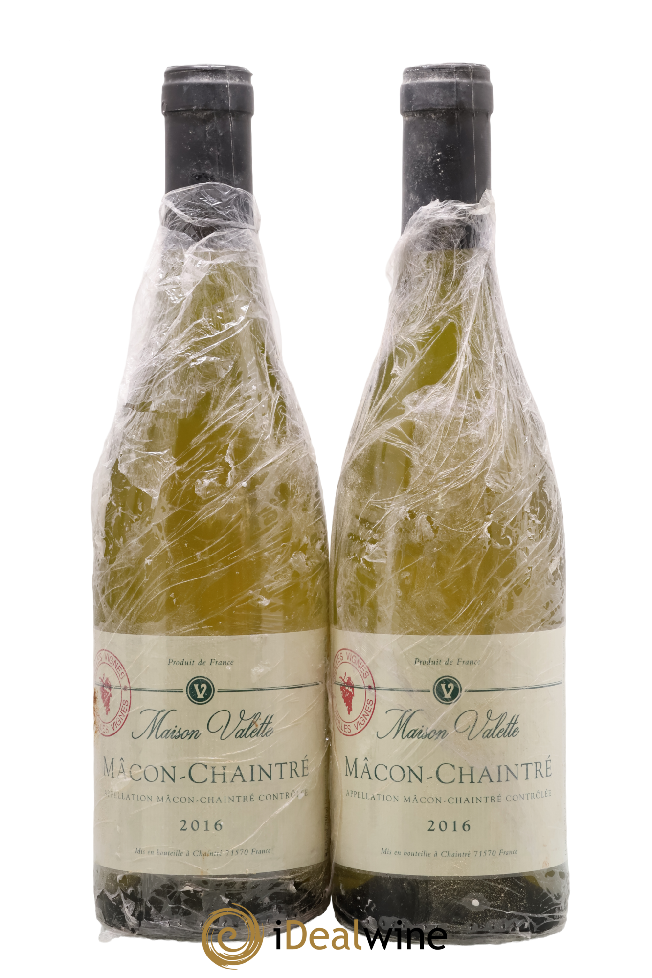 Mâcon Chaintré Vieilles Vignes Valette (Domaine) 2016 - Lote de 2 botellas - 0