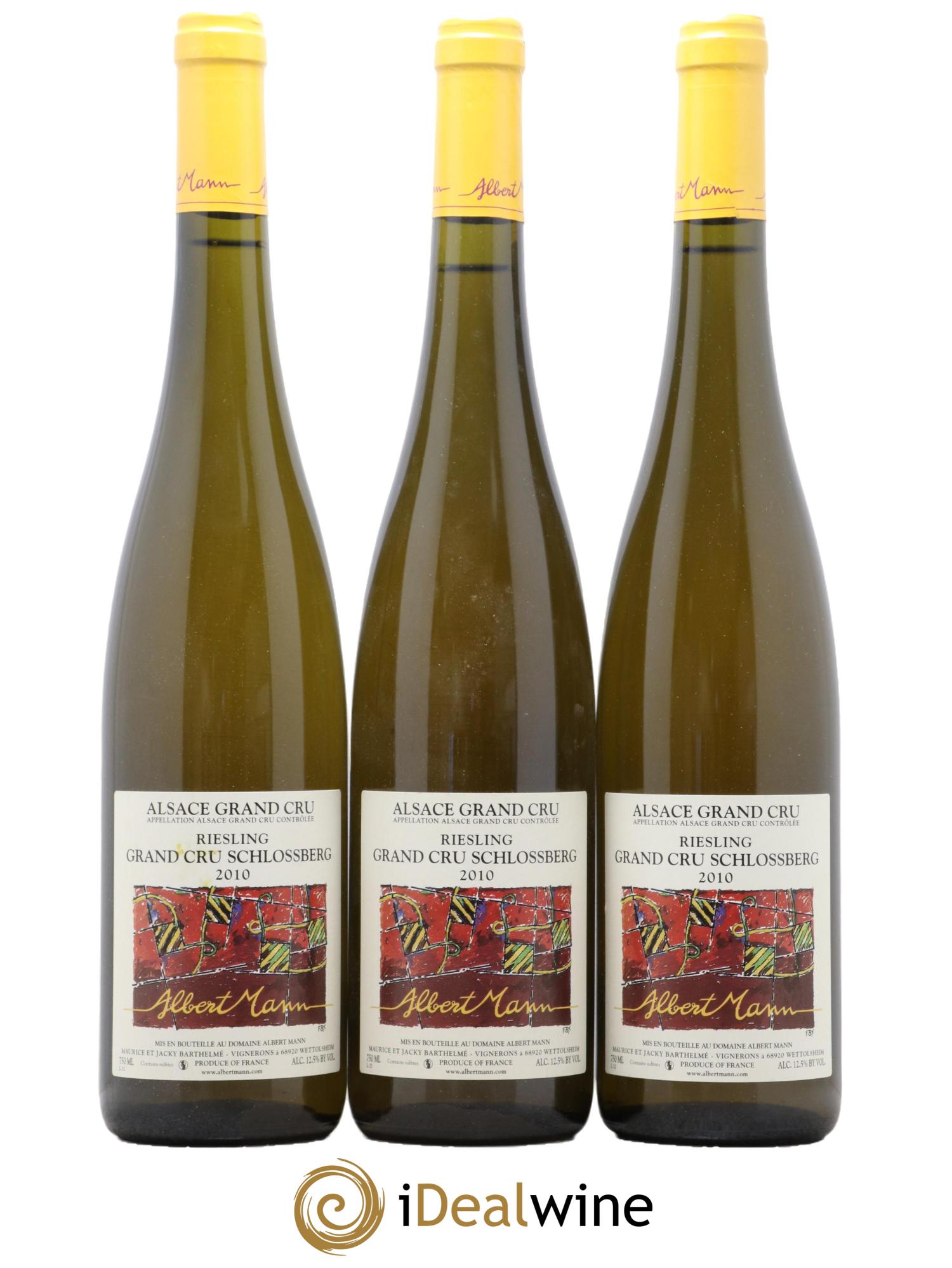 Alsace Riesling Grand Cru Schlossberg Albert Mann 2010 - Lot de 3 bouteilles - 0