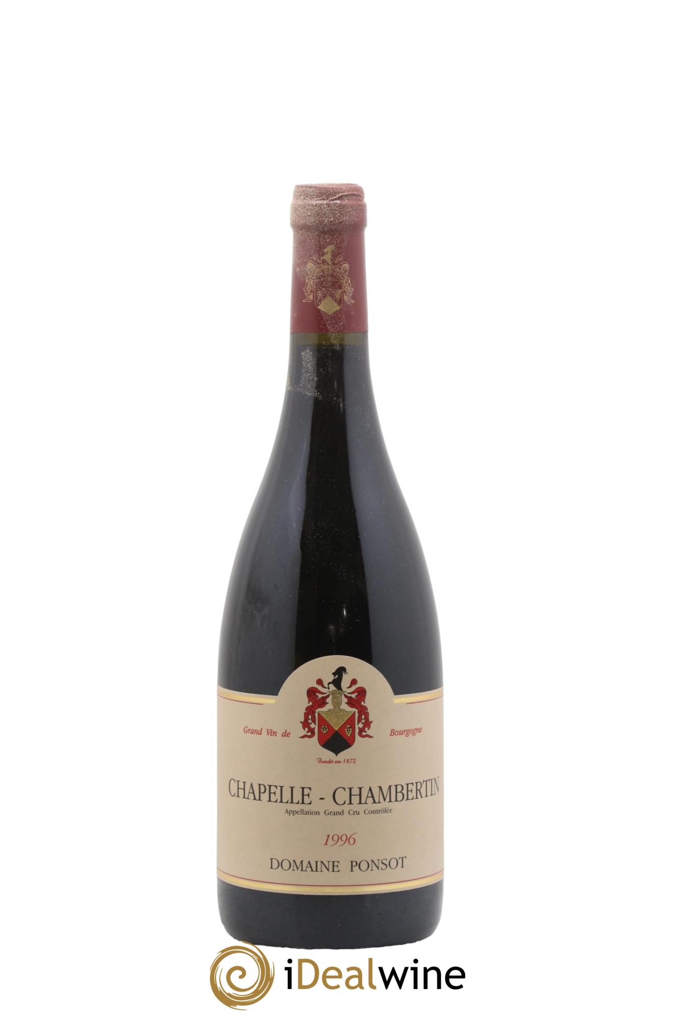 Chapelle-Chambertin Grand Cru Ponsot (Domaine) 1996 - Lot de 1 bouteille - 0