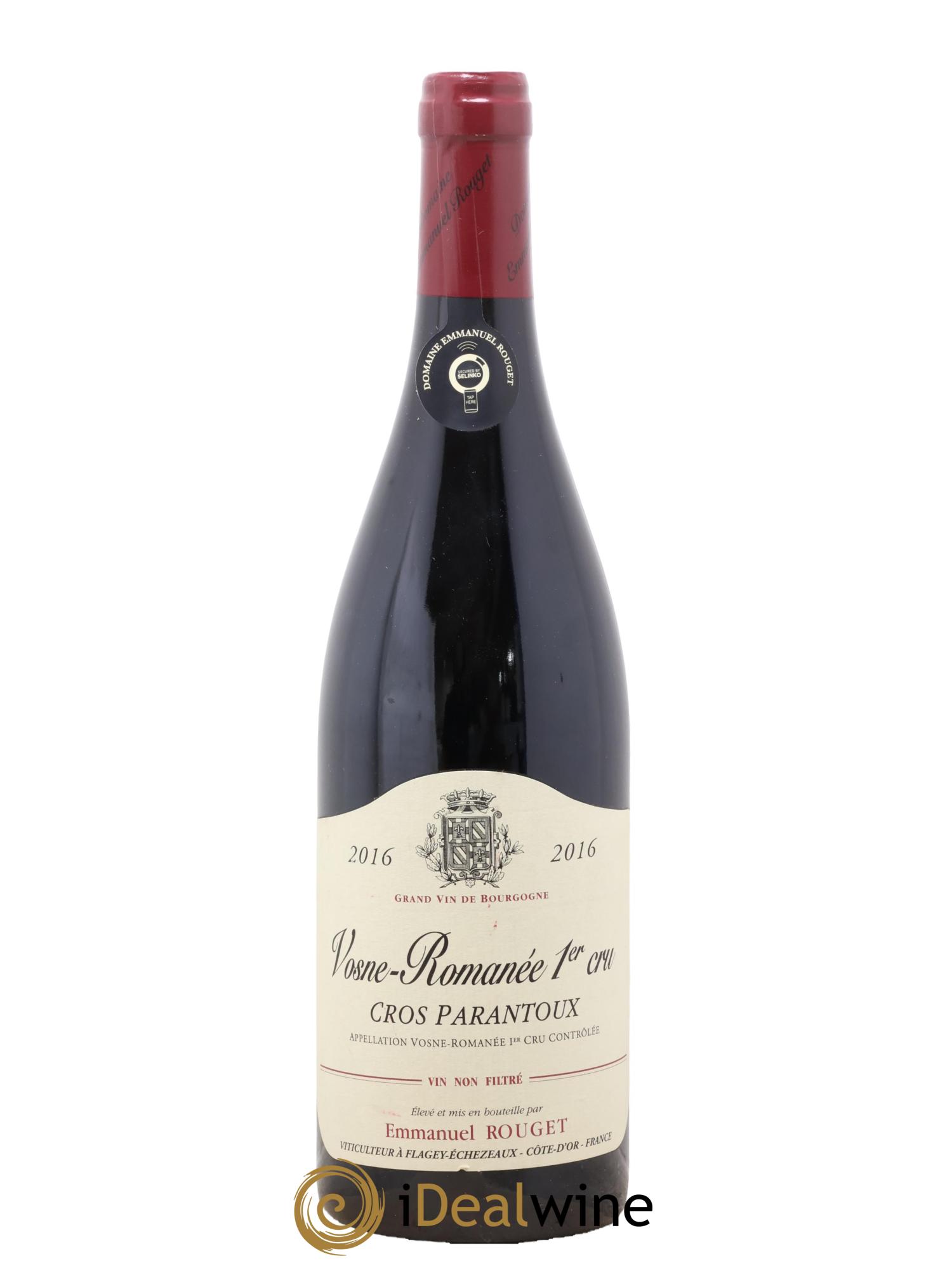 Vosne-Romanée 1er Cru Cros Parantoux Emmanuel Rouget 2016 - Lotto di 1 bottiglia - 0