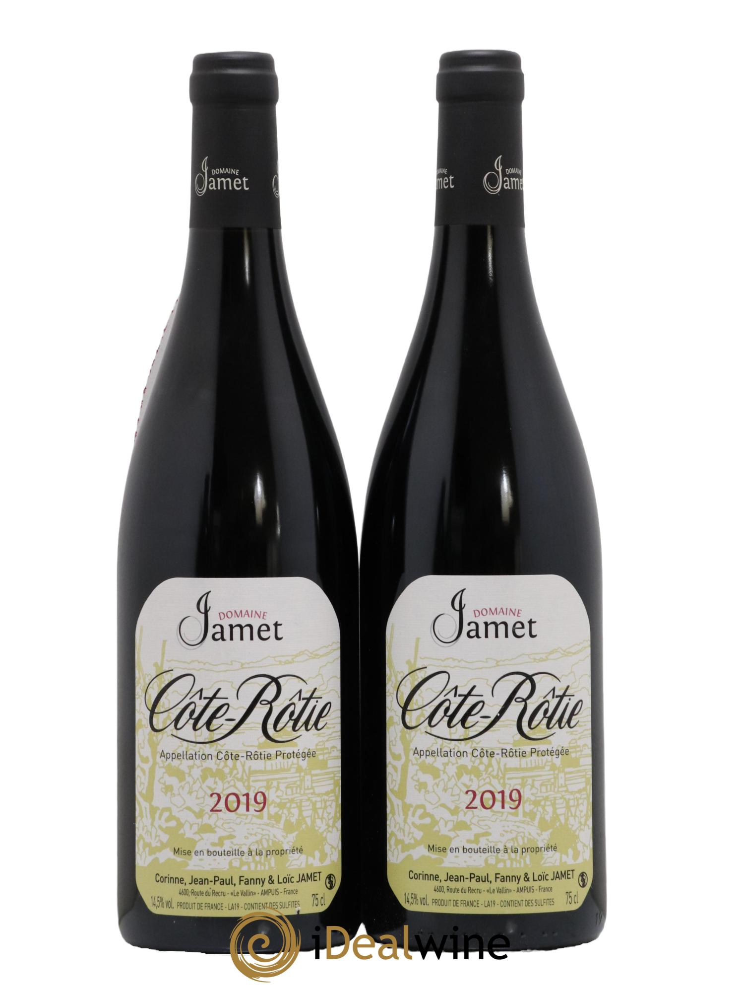 Côte-Rôtie Jamet (Domaine) 2019 - Lot de 2 bouteilles - 0