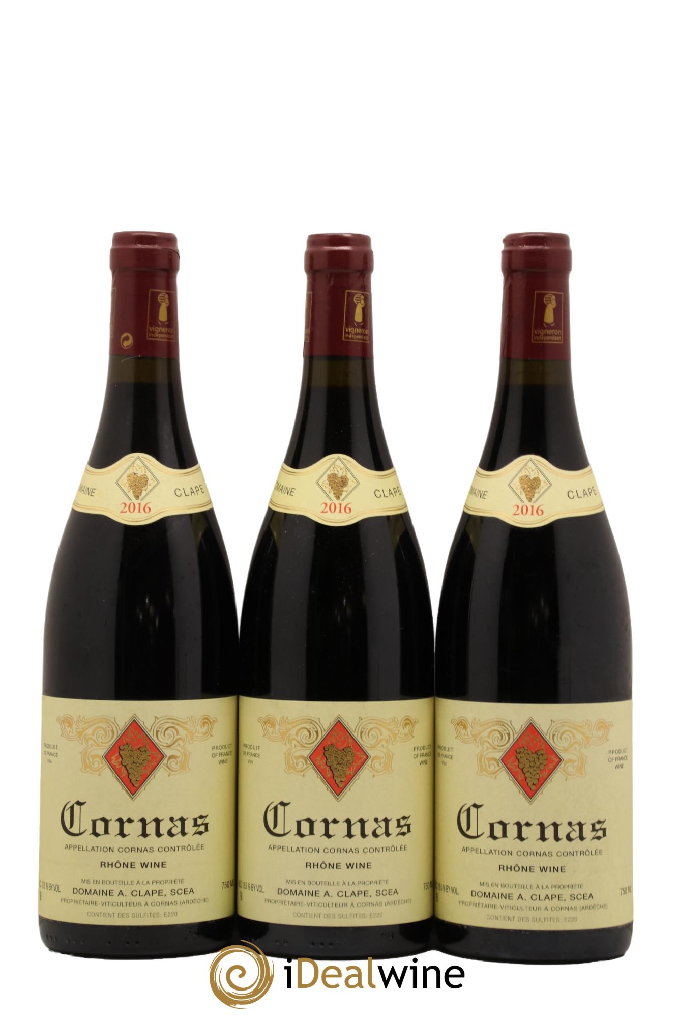 Cornas Auguste Clape 2016 - Posten von 3 Flaschen - 0