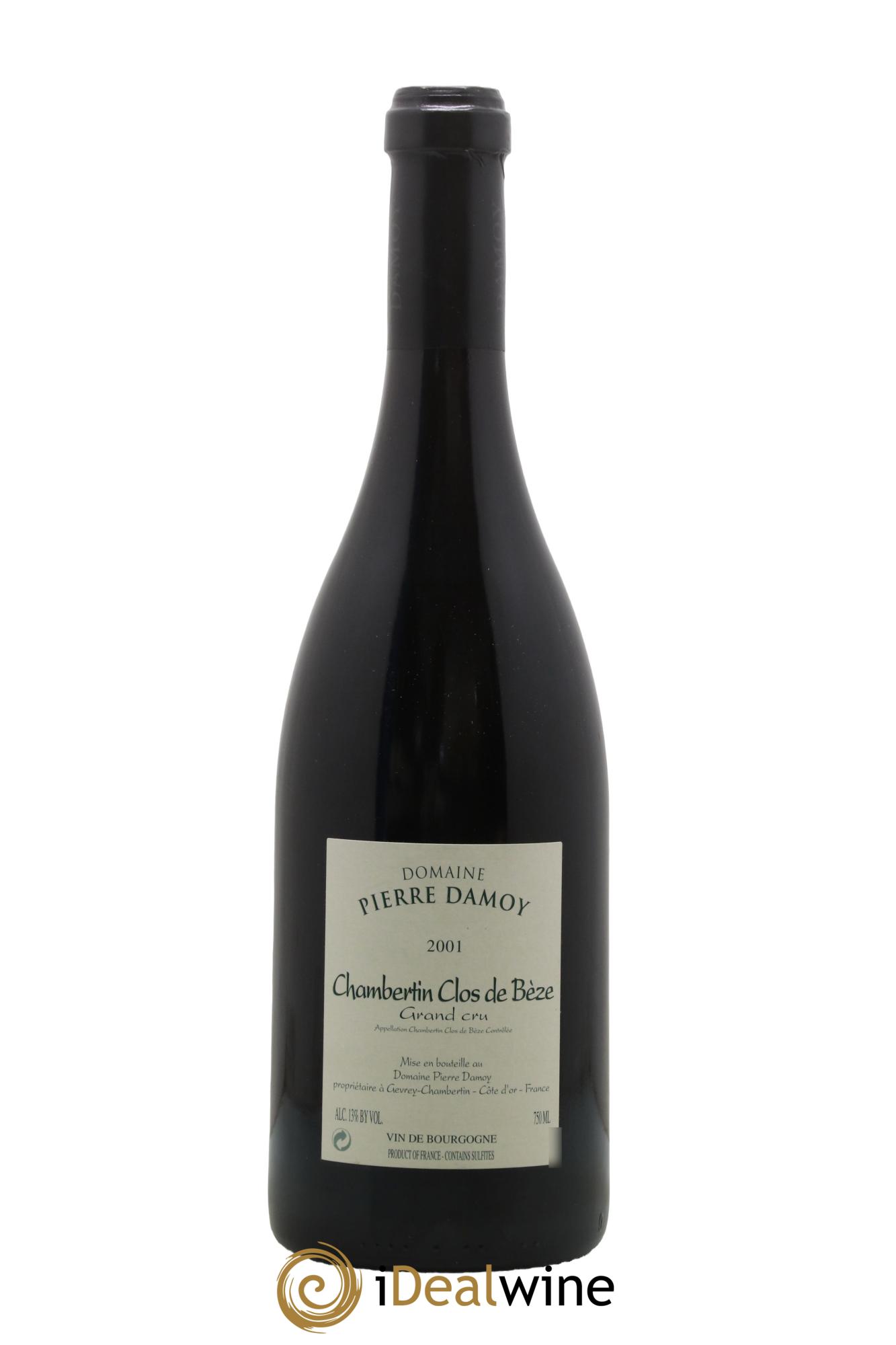 Chambertin Clos de Bèze Grand Cru Pierre Damoy 2001 - Lot de 1 bouteille - 0