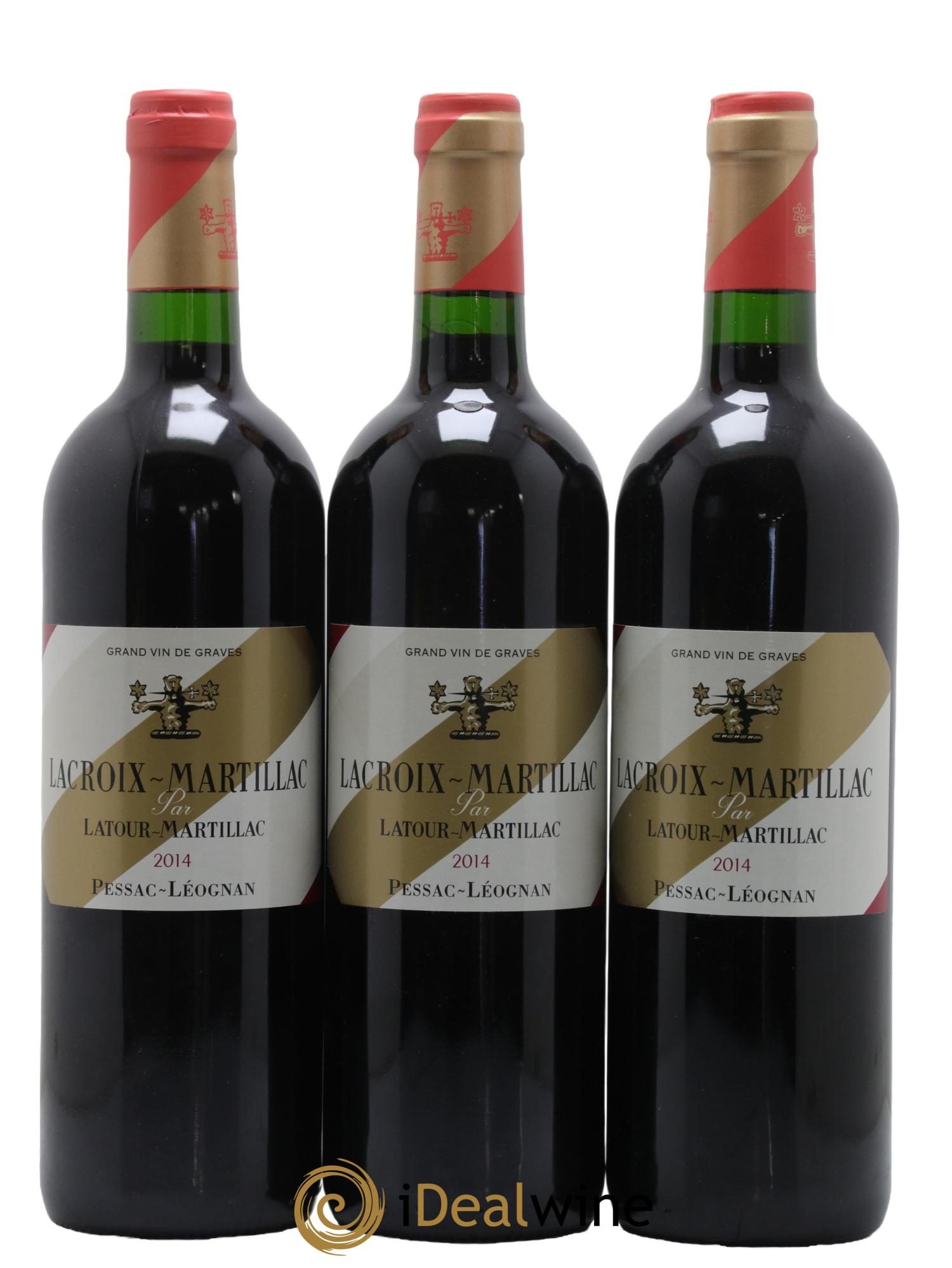 Pessac-Léognan Lacroix Martillac 2014 - Lot de 6 bouteilles - 1