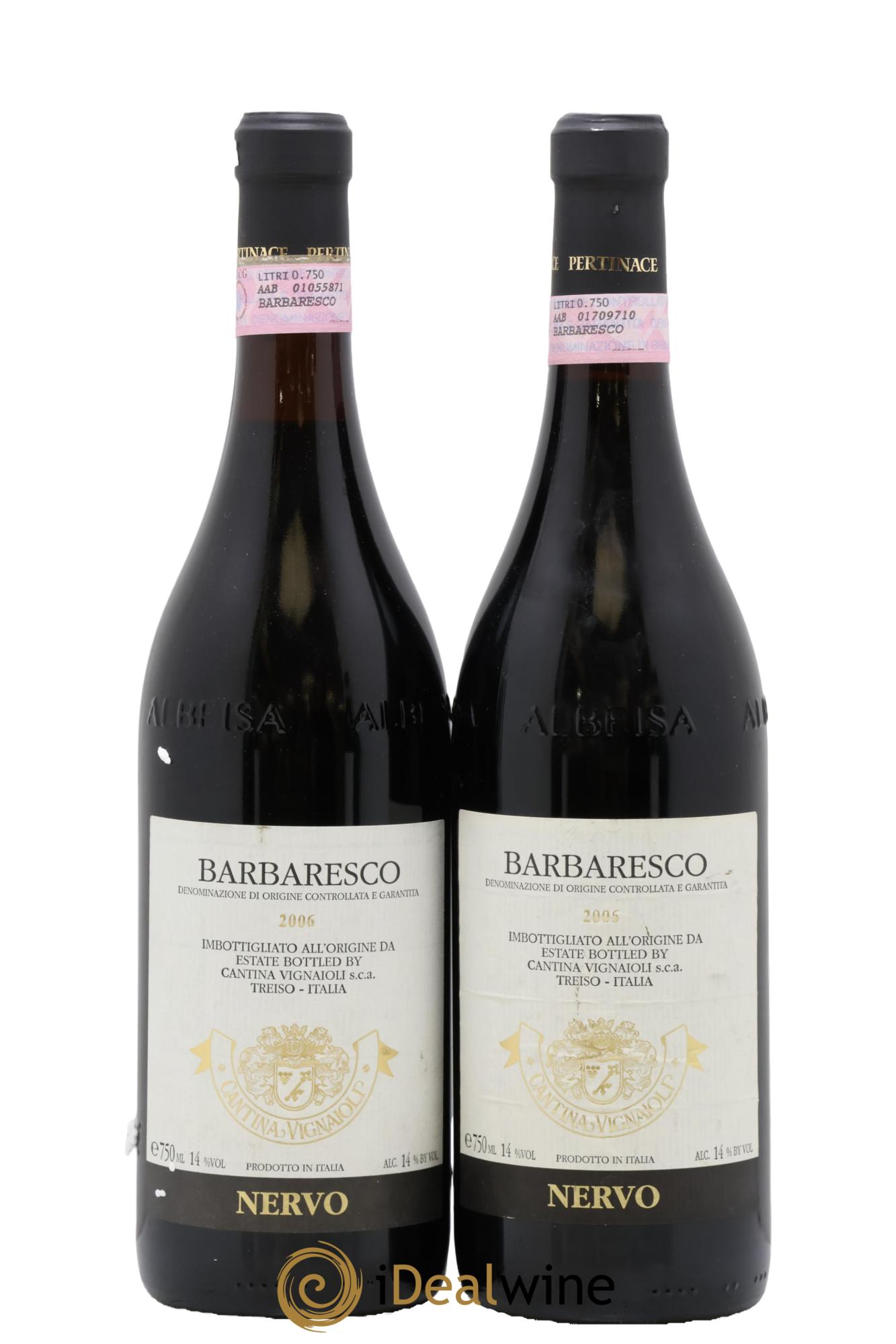 Barbaresco DOCG Nervo 2006 - Lote de 2 botellas - 0
