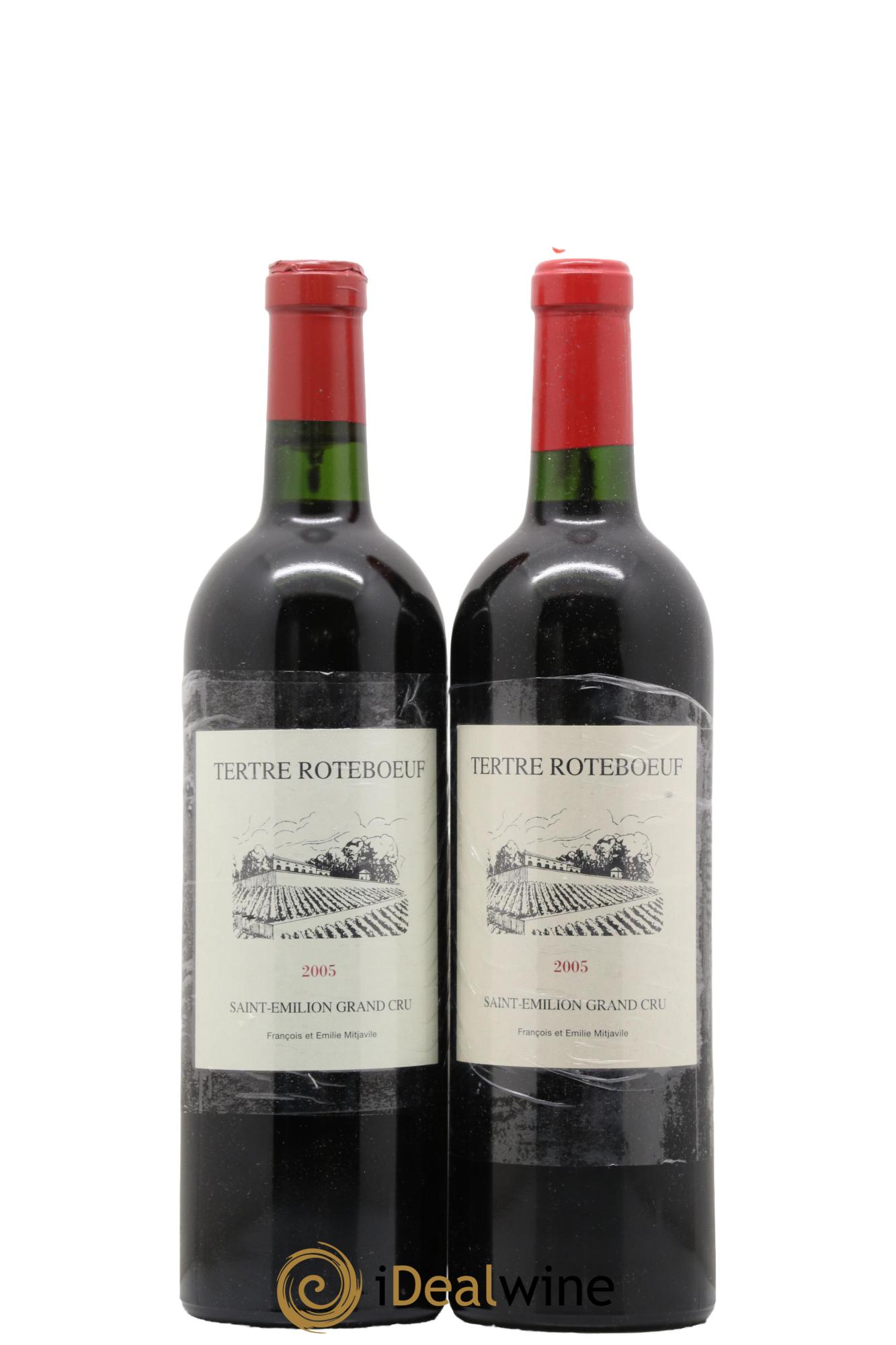 Château Tertre Roteboeuf 2005 - Lot of 2 bottles - 0