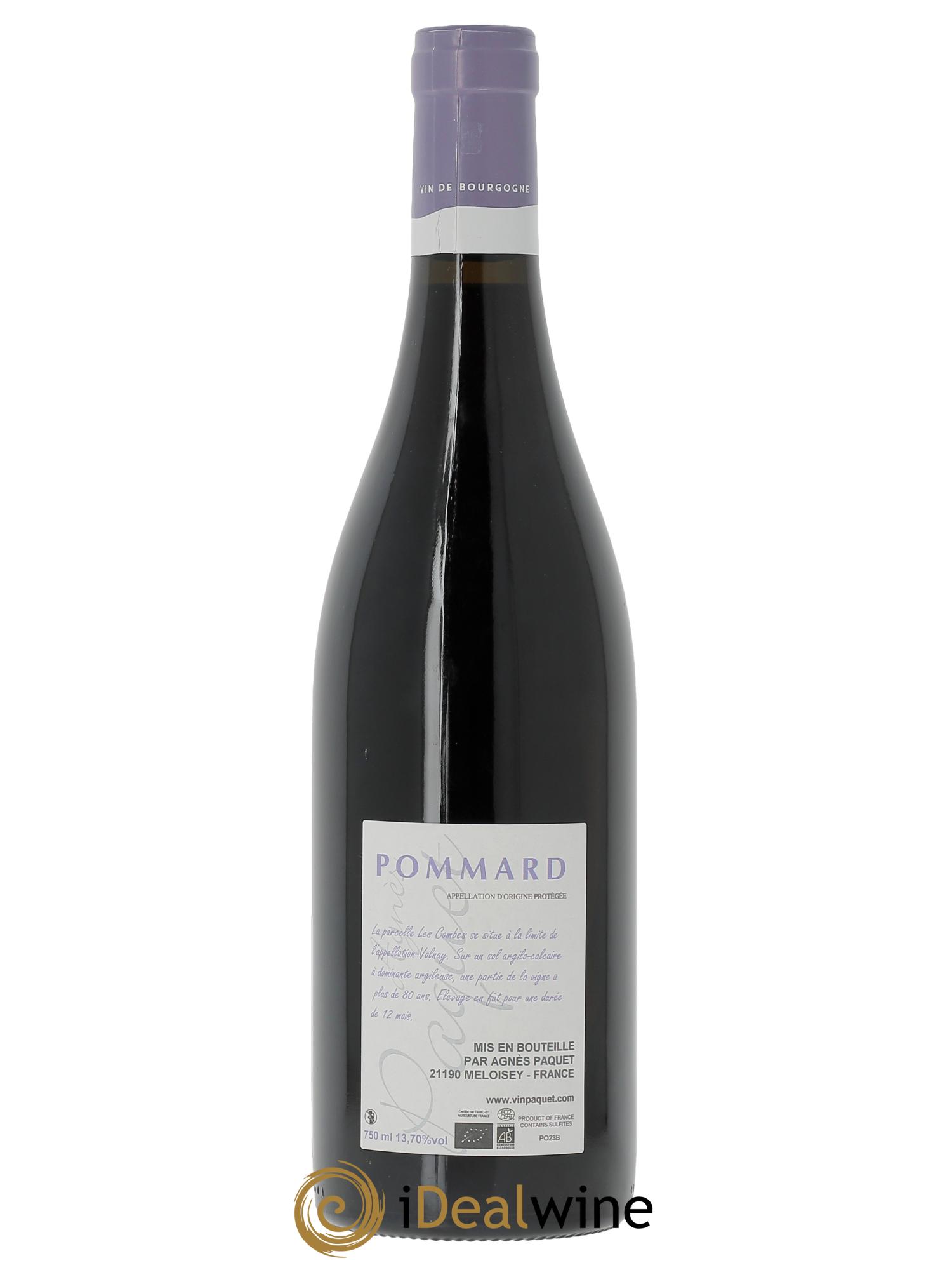Pommard Les Combes Agnès Paquet 2023 - Lot of 1 bottle - 1