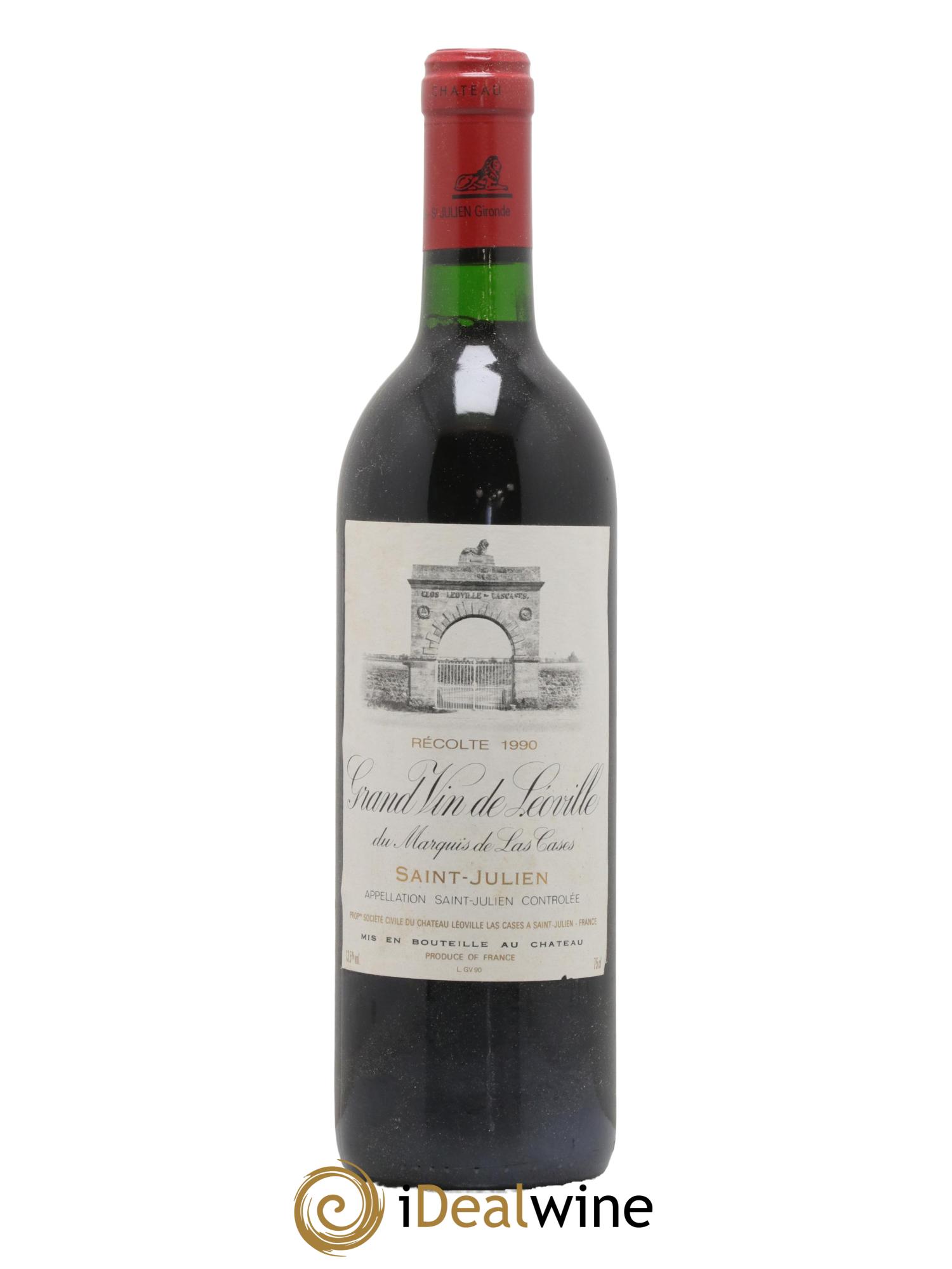 Château Léoville Las Cases 2ème Grand Cru Classé 1990 - Lot de 1 bouteille - 0