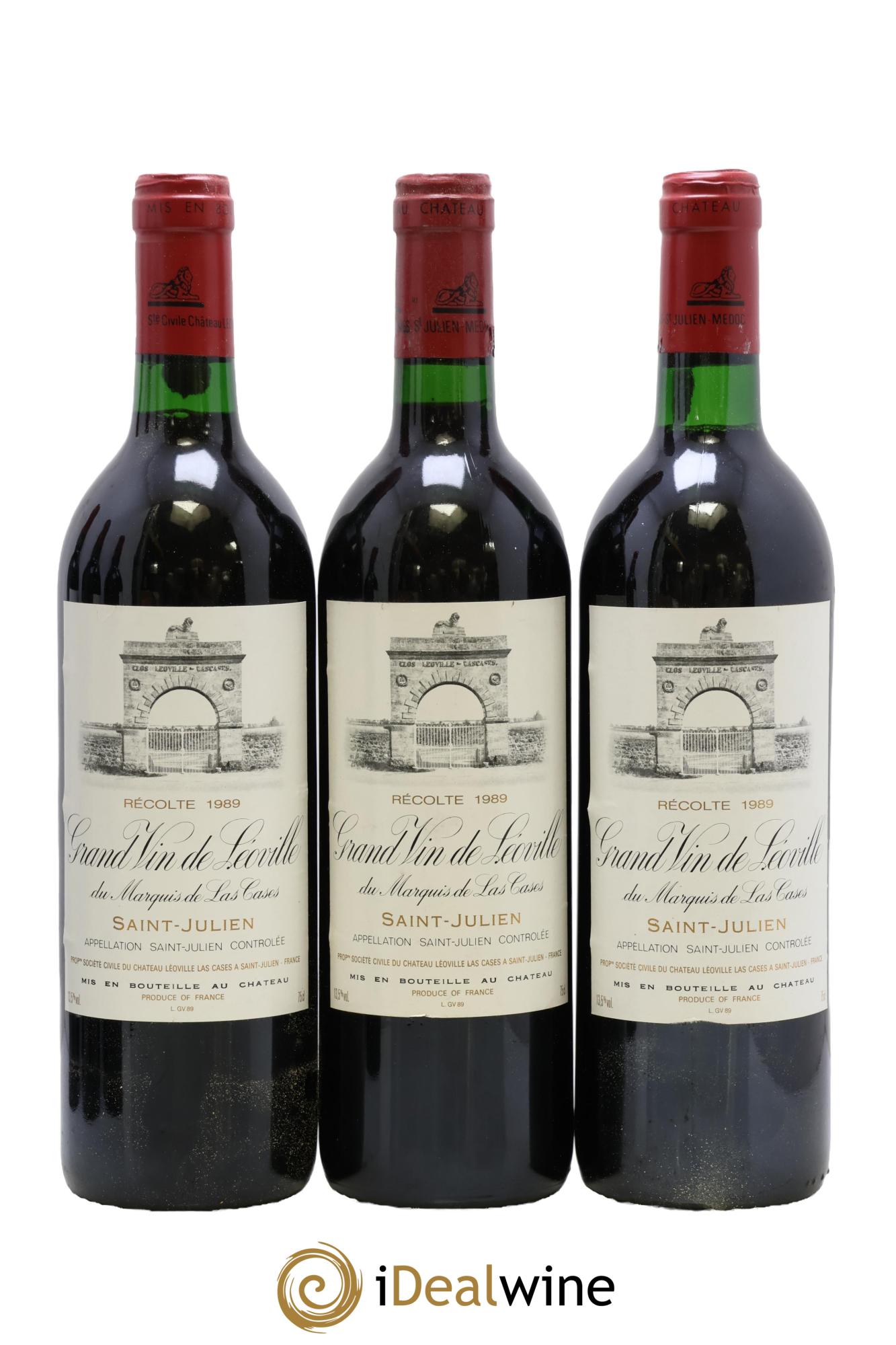 Château Léoville Las Cases 2ème Grand Cru Classé 1989 - Lot de 12 bouteilles - 3