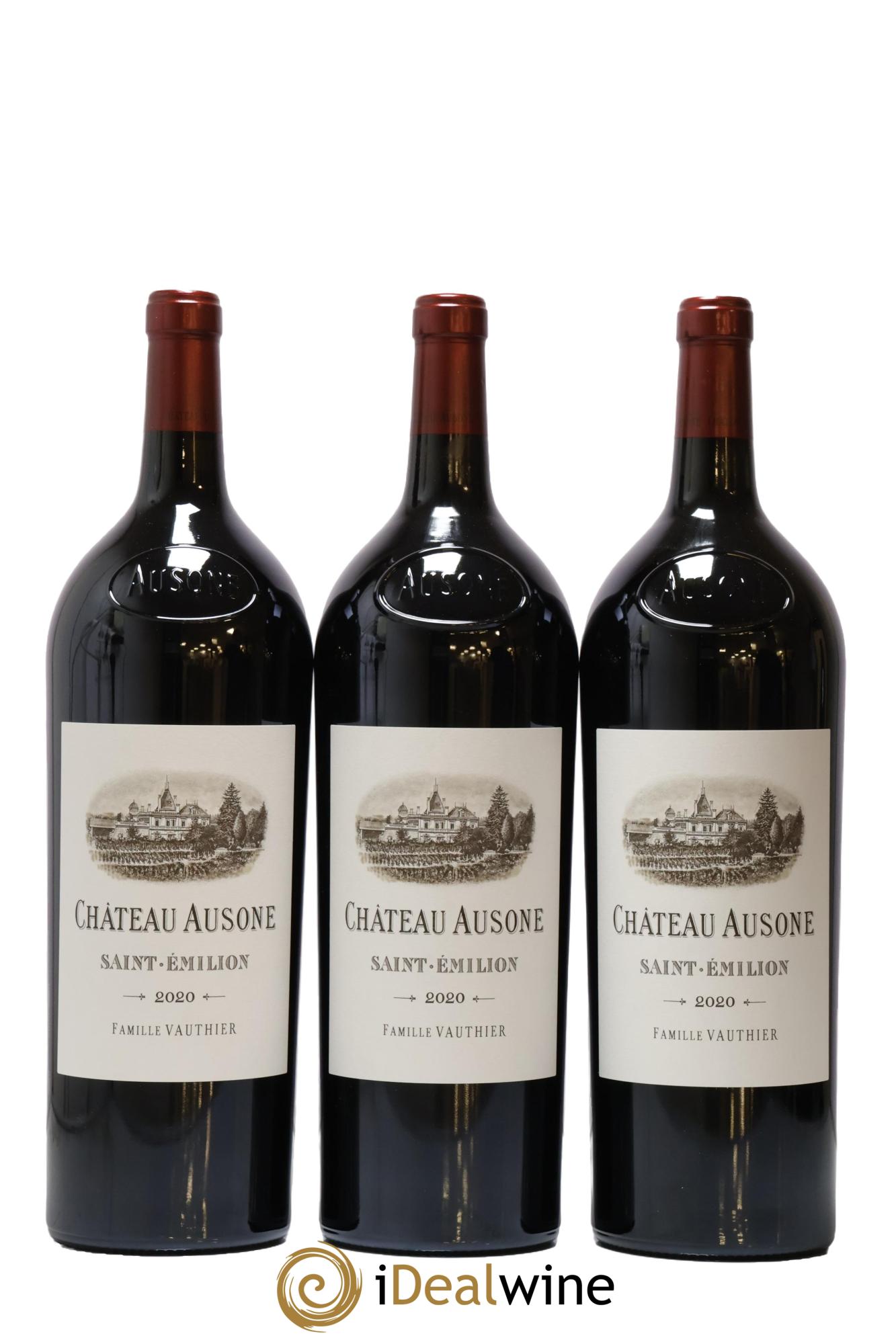 Château Ausone 1er Grand Cru Classé A  2020 - Lot de 3 magnums - 0