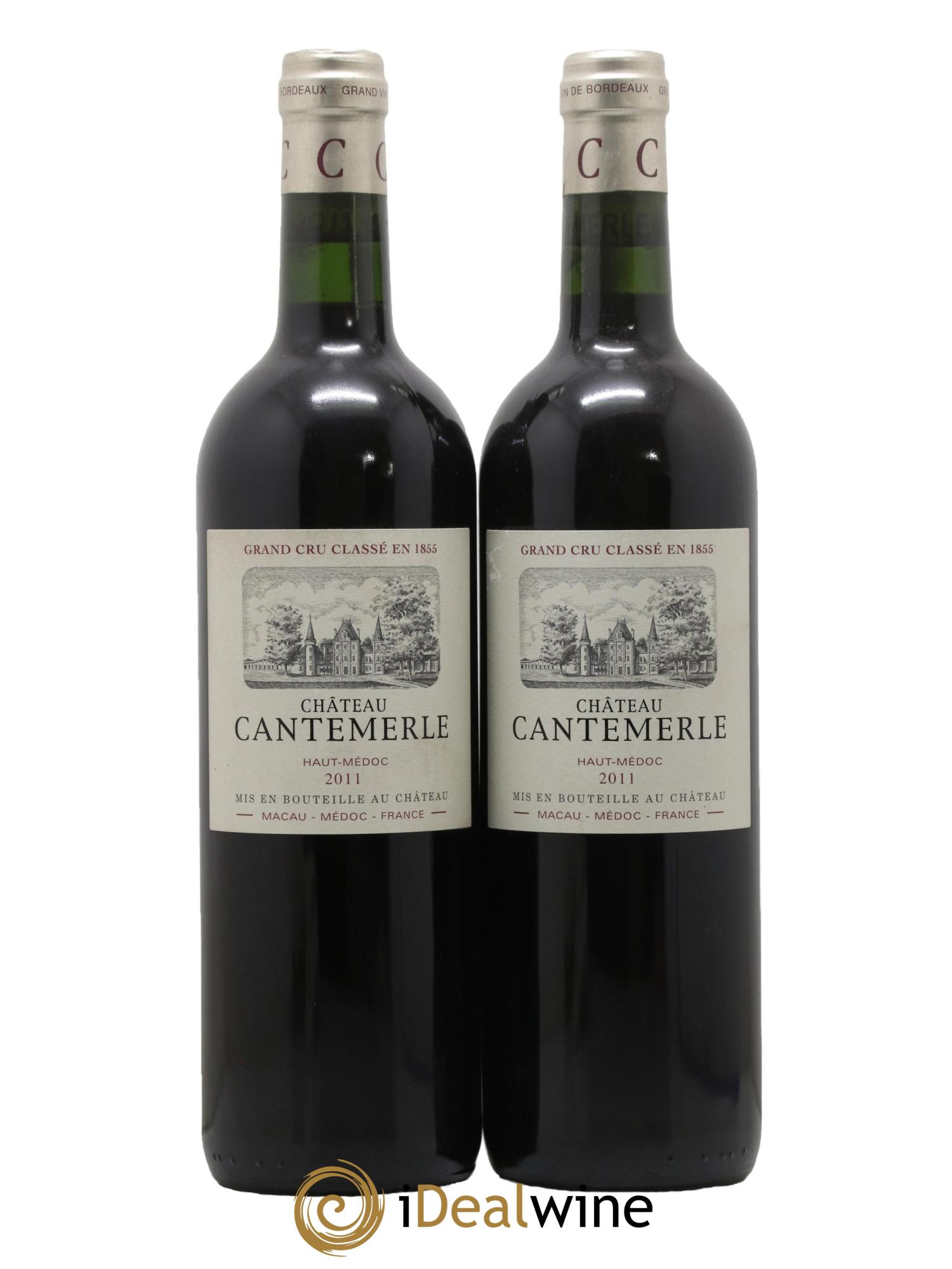 Château Cantemerle 5ème Grand Cru Classé 2011 - Lot de 2 bouteilles - 0