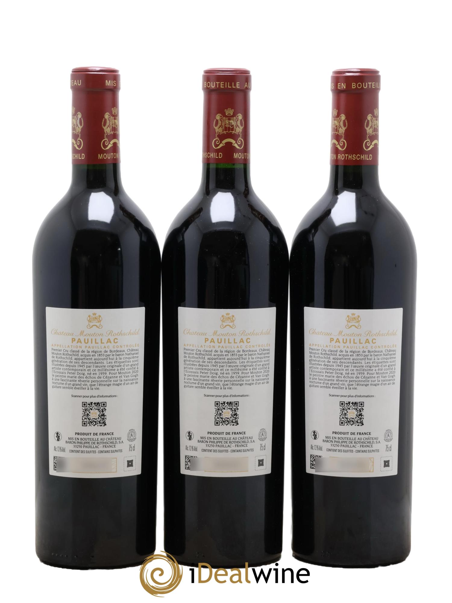 Château Mouton Rothschild 1er Grand Cru Classé 2020 - Lot of 6 bottles - 4