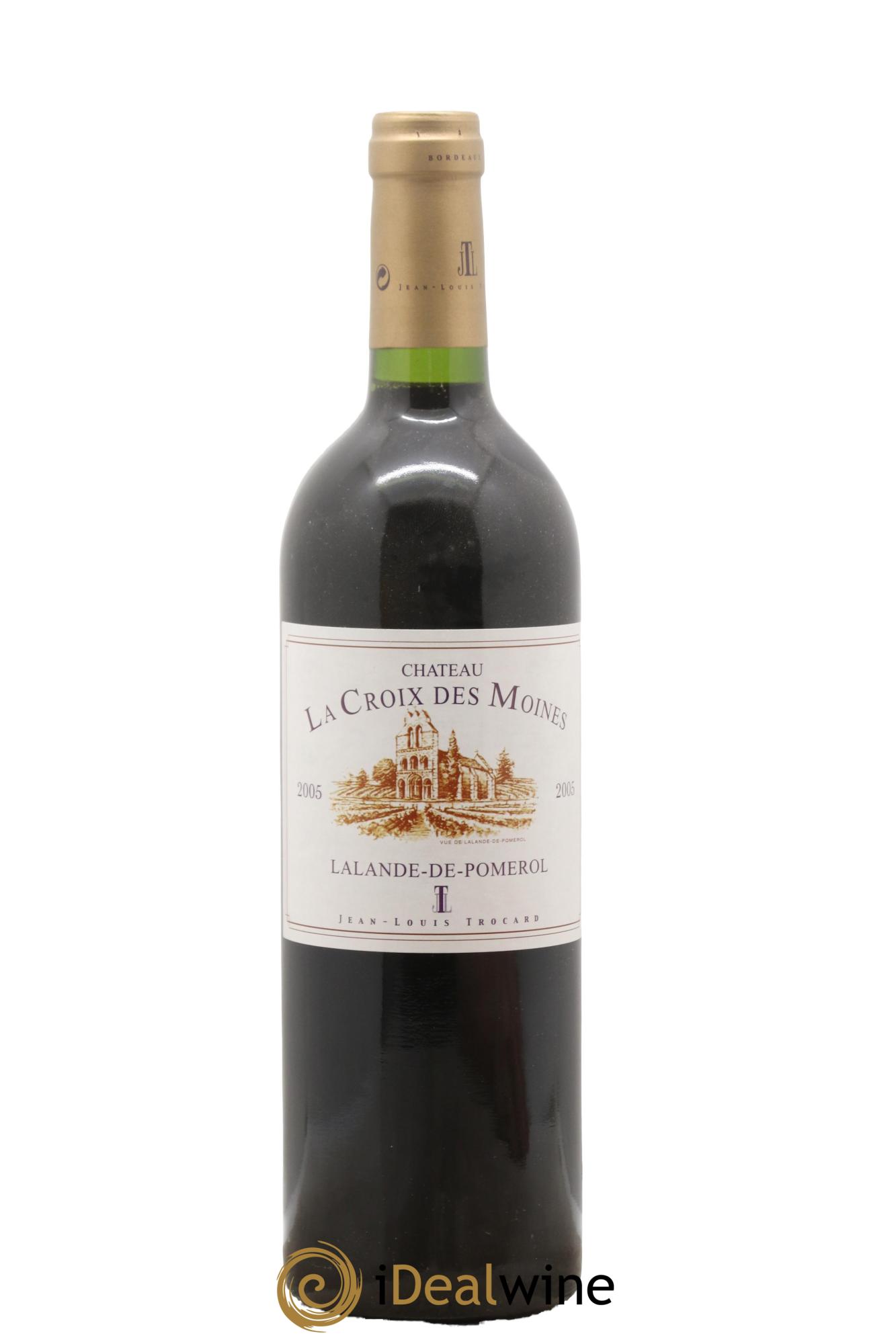Lalande-de-Pomerol Château La Croix des Moines 2005 - Lot de 1 bouteille - 0
