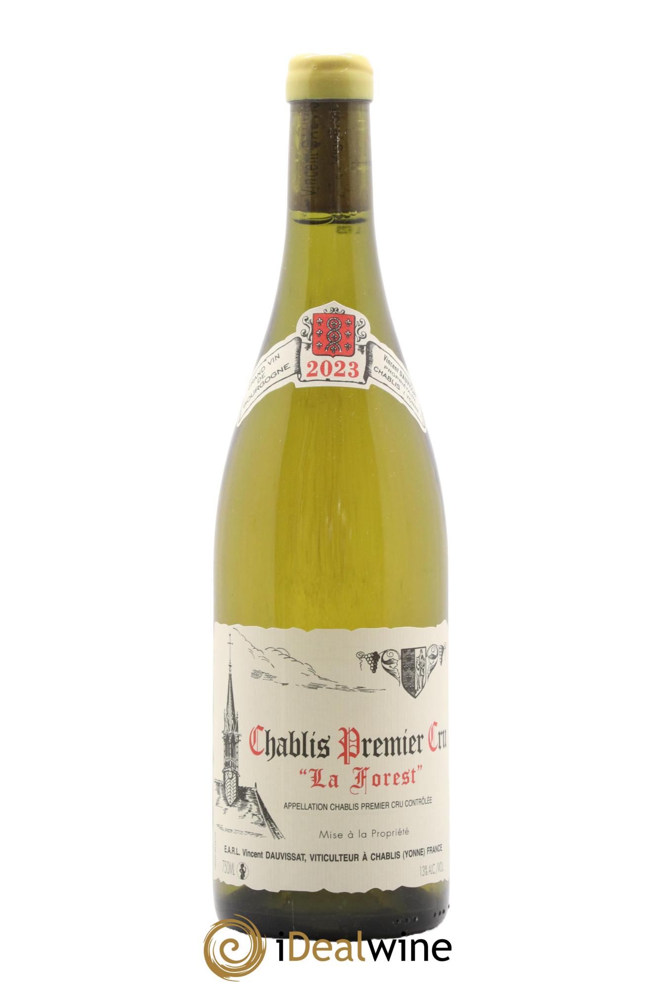 Chablis 1er Cru La Forest Vincent Dauvissat (Domaine) 2023 - Lot de 1 bouteille - 0