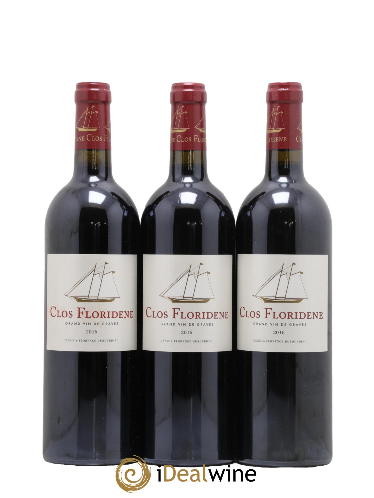 Clos Floridène 2016 - Lot de 3 bouteilles - 0