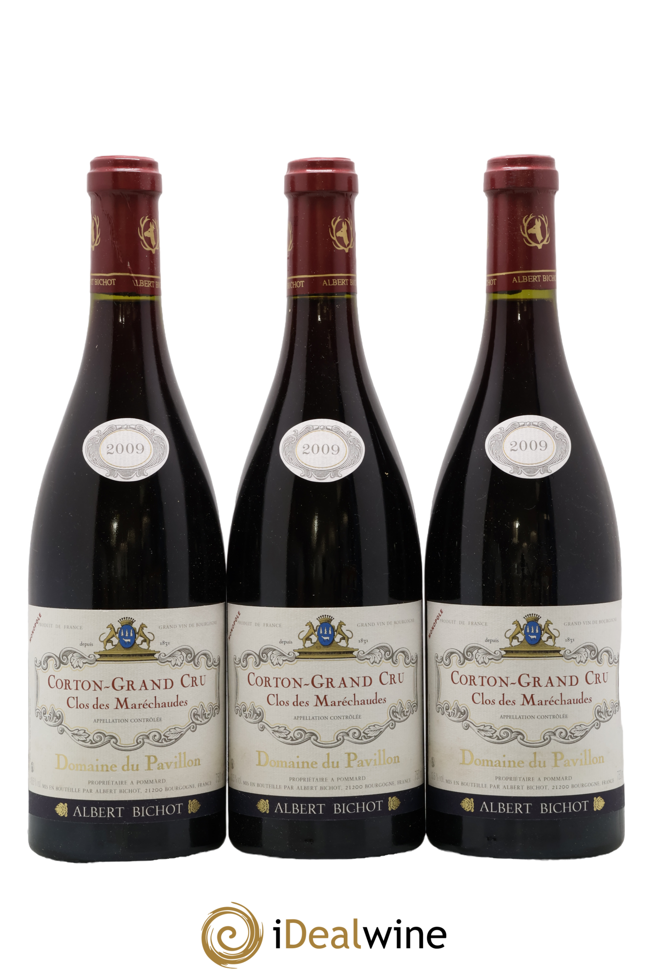 Corton Grand Cru Clos des Maréchaudes Domaine du Pavillon - Albert Bichot 2009 - Lot de 6 bouteilles - 2
