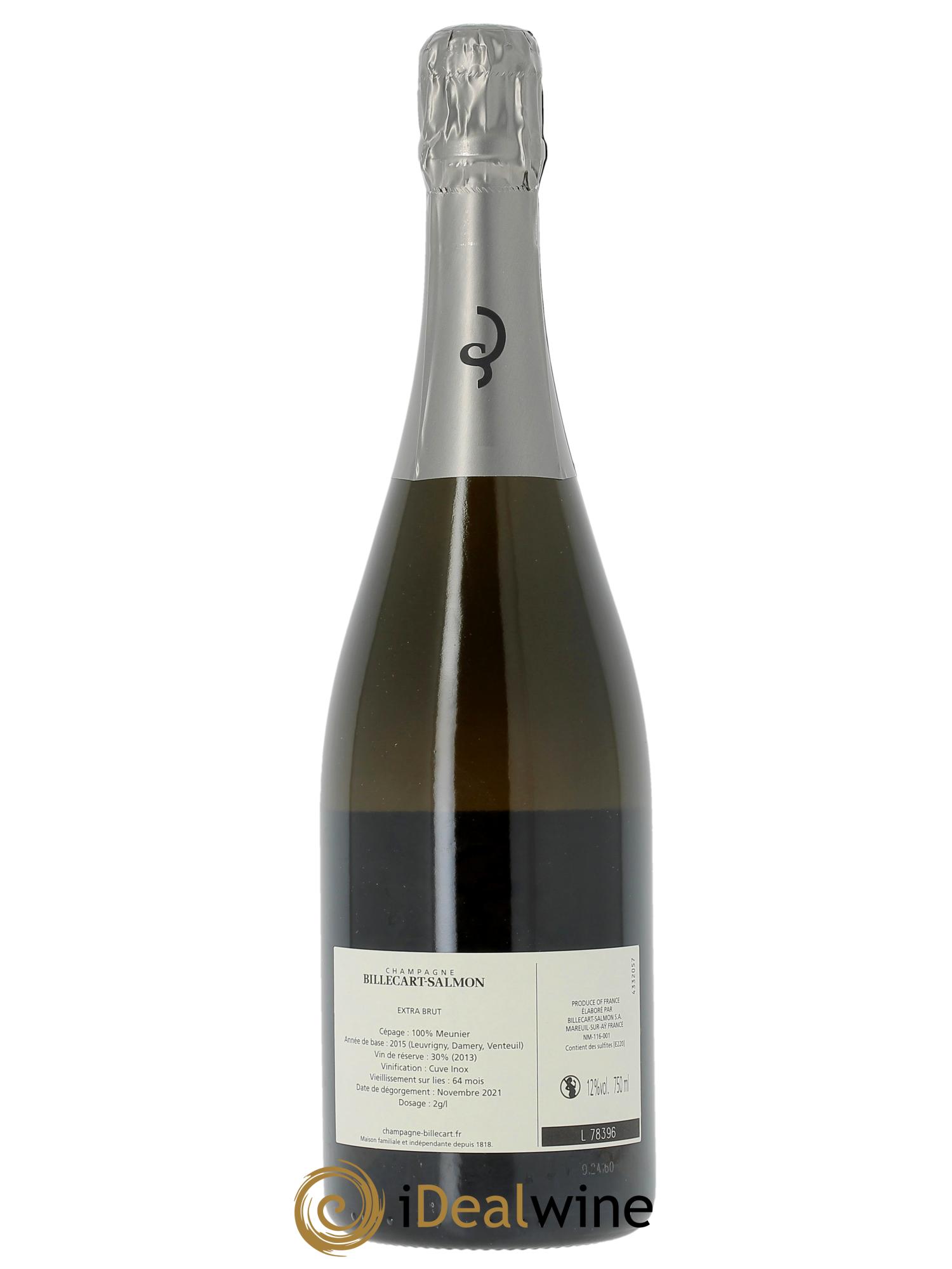 Champagne Extra-Brut RDV n°3 Billecart-Salmon - Lot de 1 bouteille - 1