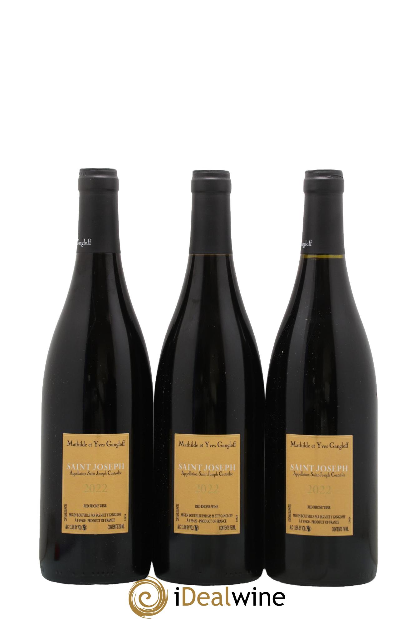 Saint-Joseph Gangloff (Domaine) 2022 - Posten von 3 Flaschen - 1