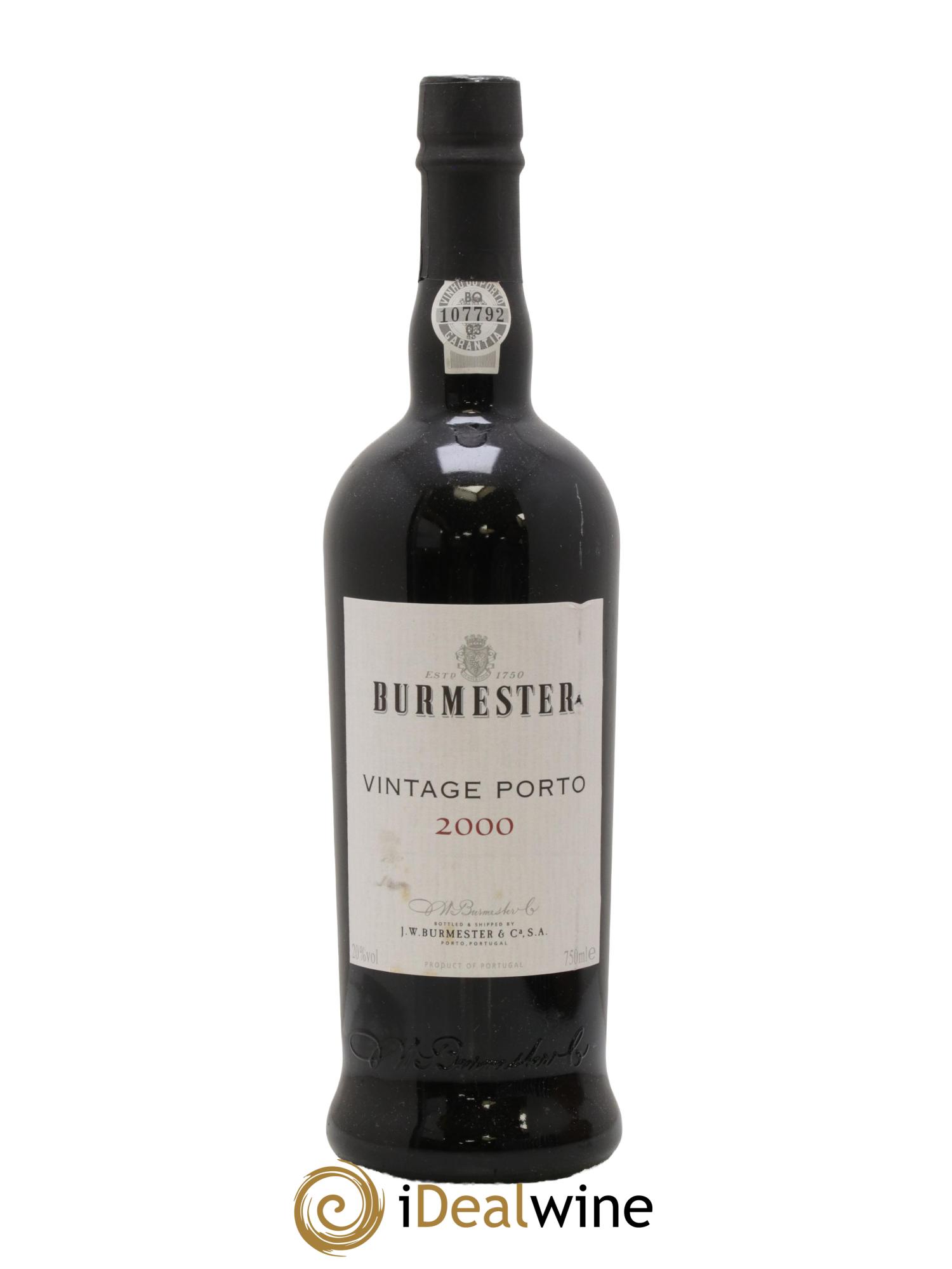 Porto Burmester Vintage  2000 - Posten von 1 Flasche - 0