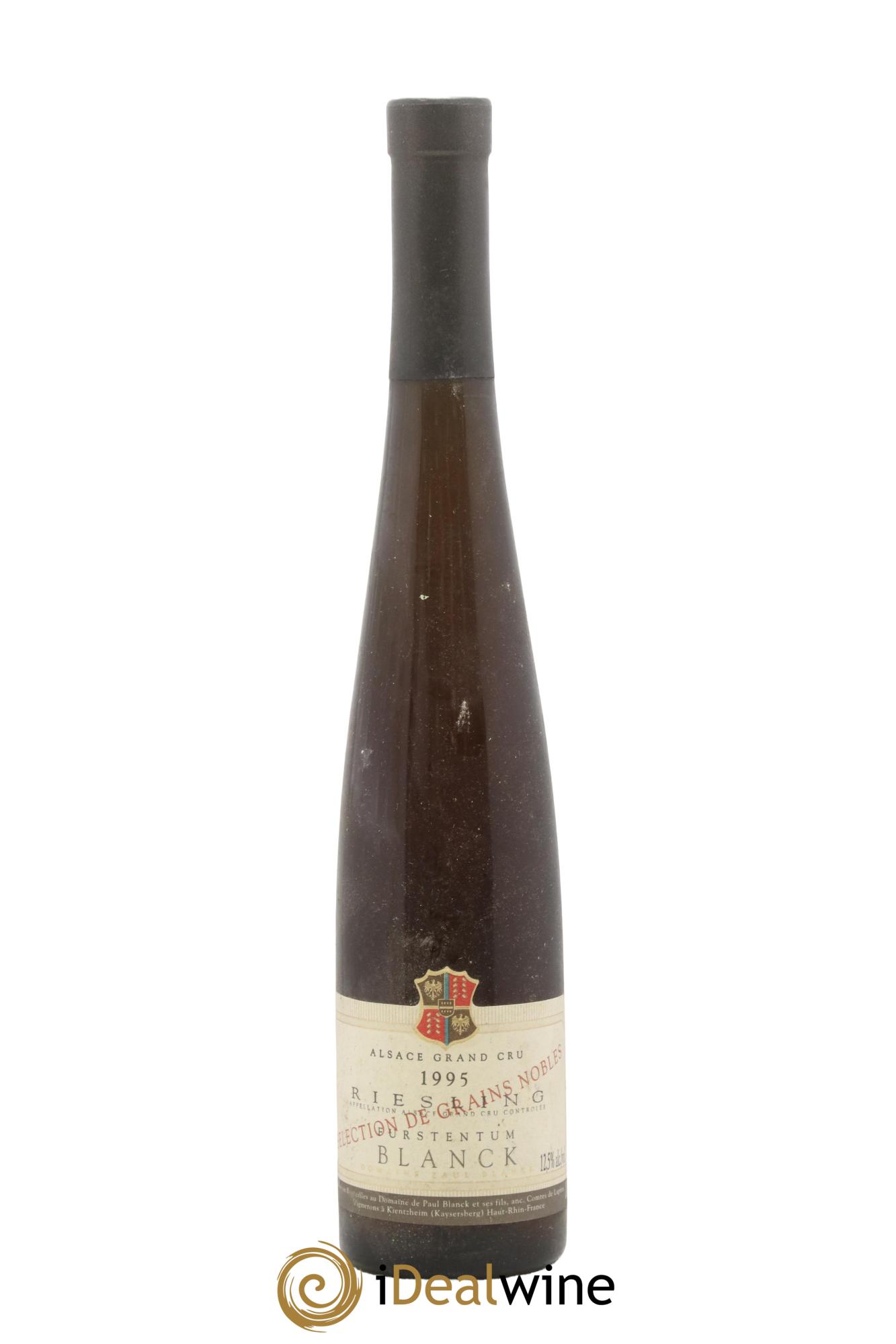 Alsace Grand Cru Furstentum Sélection Grains Nobles Riesling Paul Blanck 1995 - Posten von 1 Demi-Flasche - 0