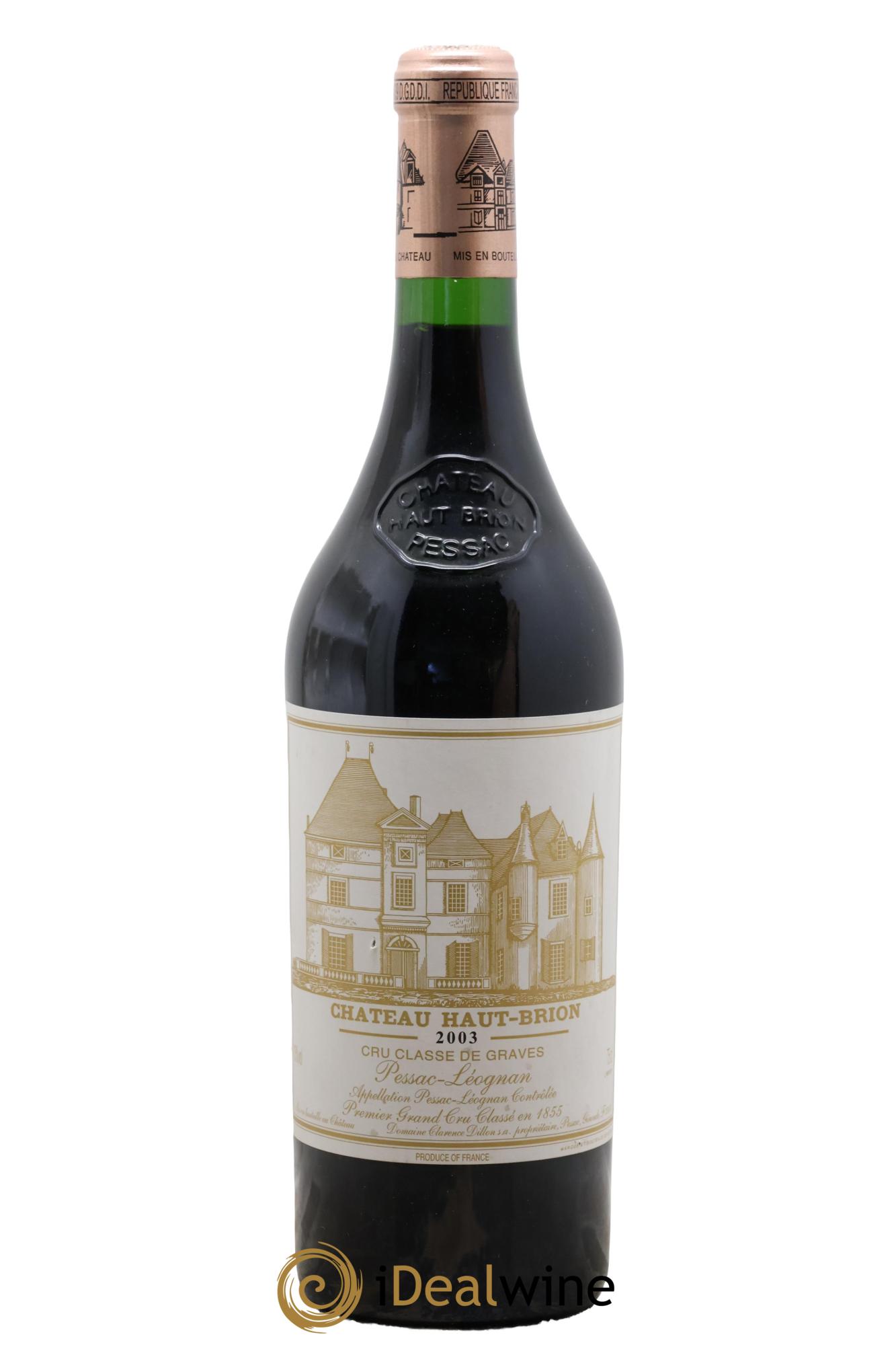 Château Haut Brion 1er Grand Cru Classé 2003 - Lotto di 1 bottiglia - 0