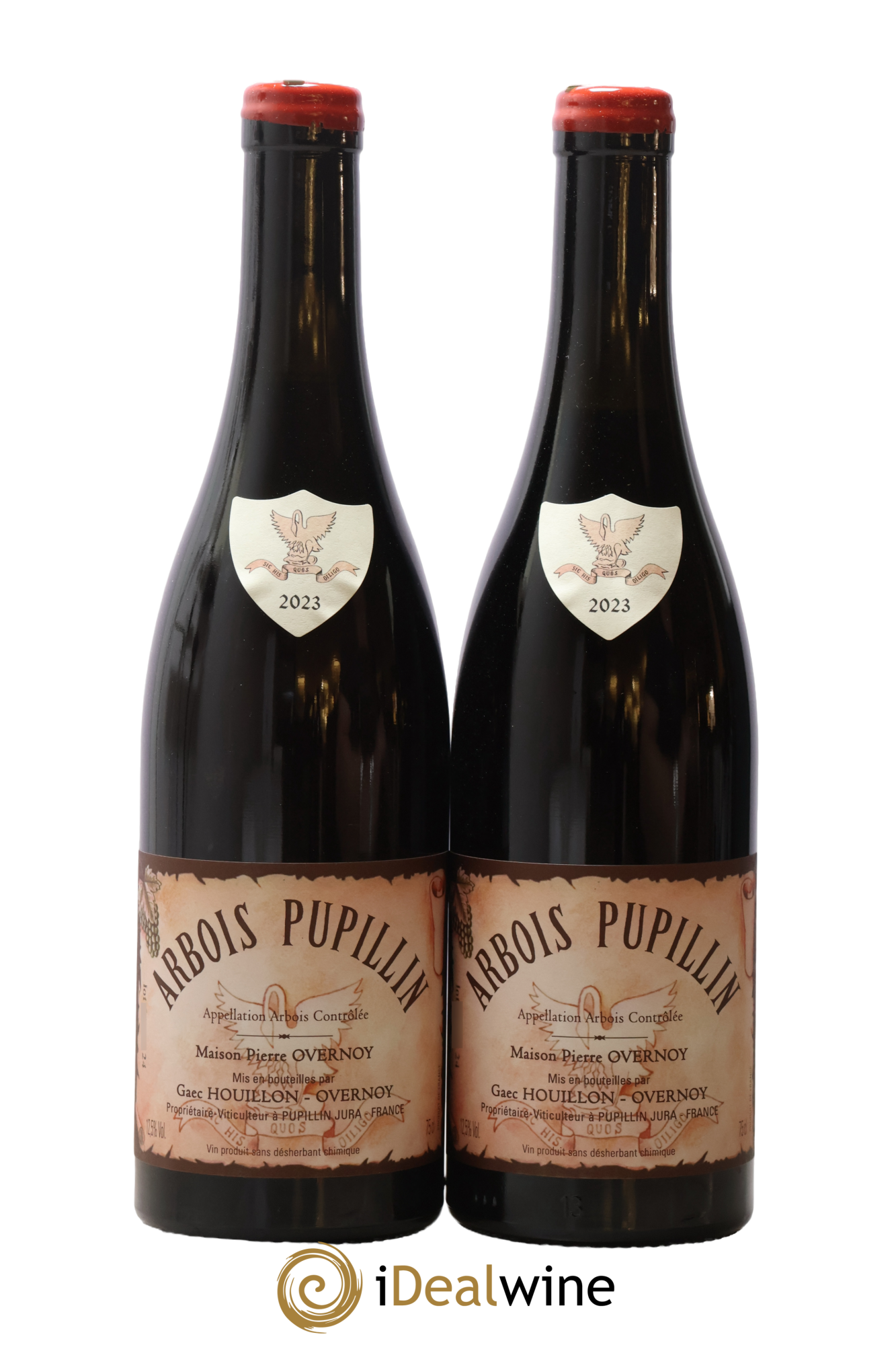 Arbois-Pupillin Poulsard (cire rouge) Overnoy-Houillon (Domaine) 2023 - Lot of 2 bottles - 0